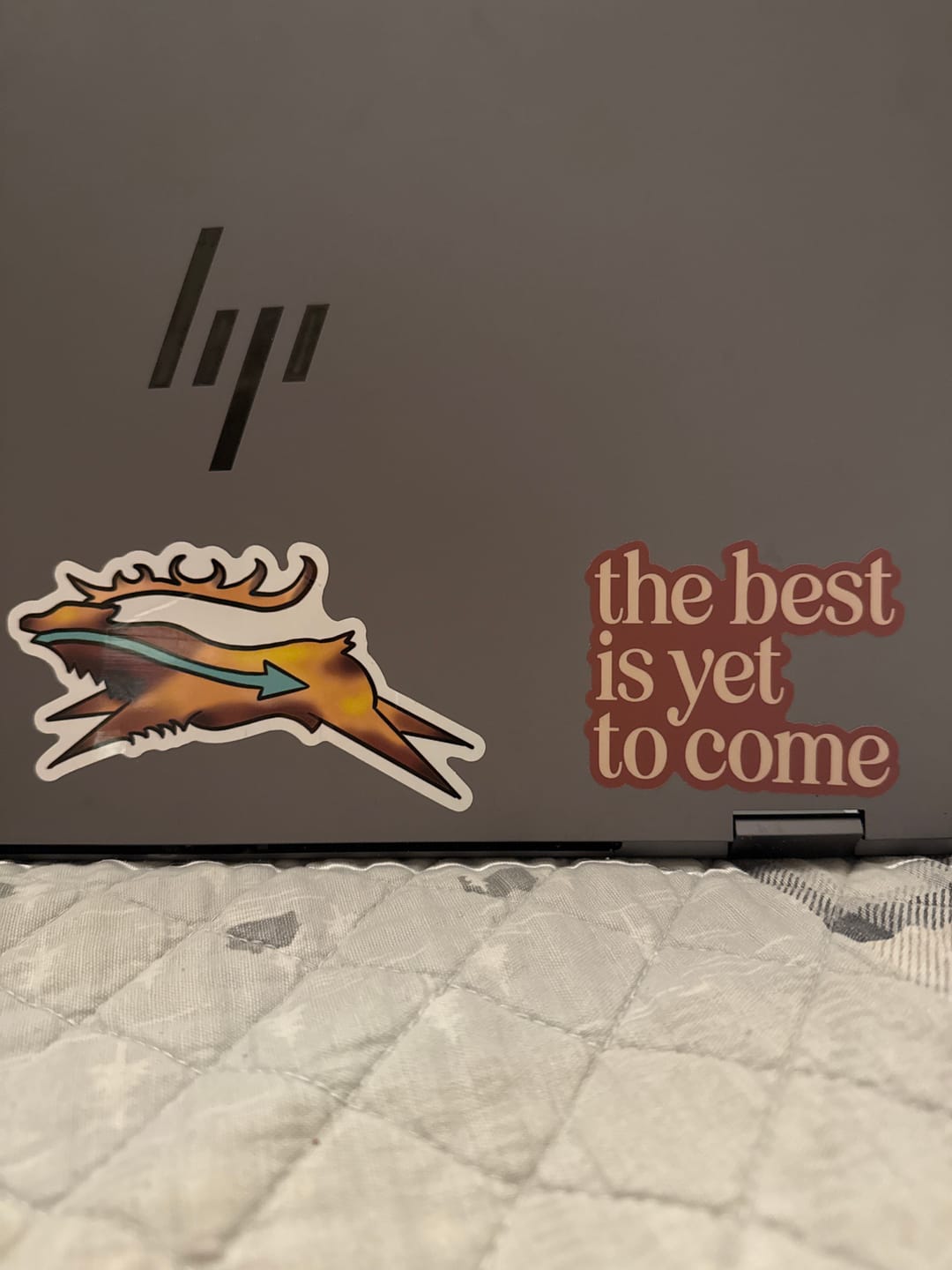 Customer photo review of The Best Is Yet To Come Sticker