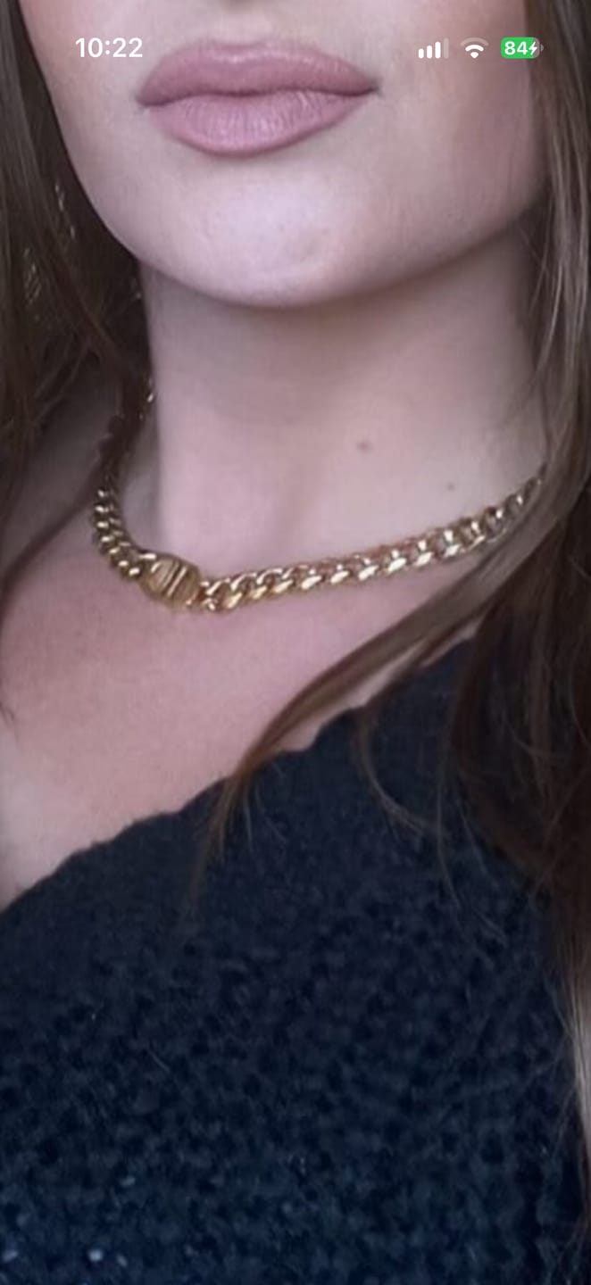 Customer photo review of Prestige Halskette | 18K vergoldet