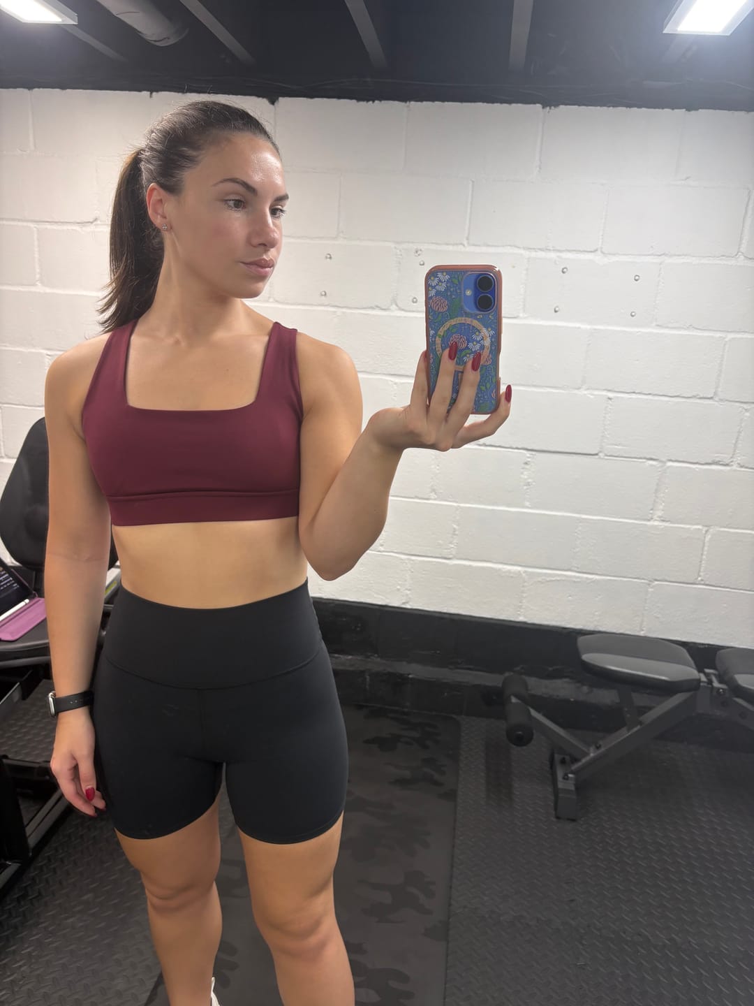 Customer photo review of Vivid Square Neck Sports Bra