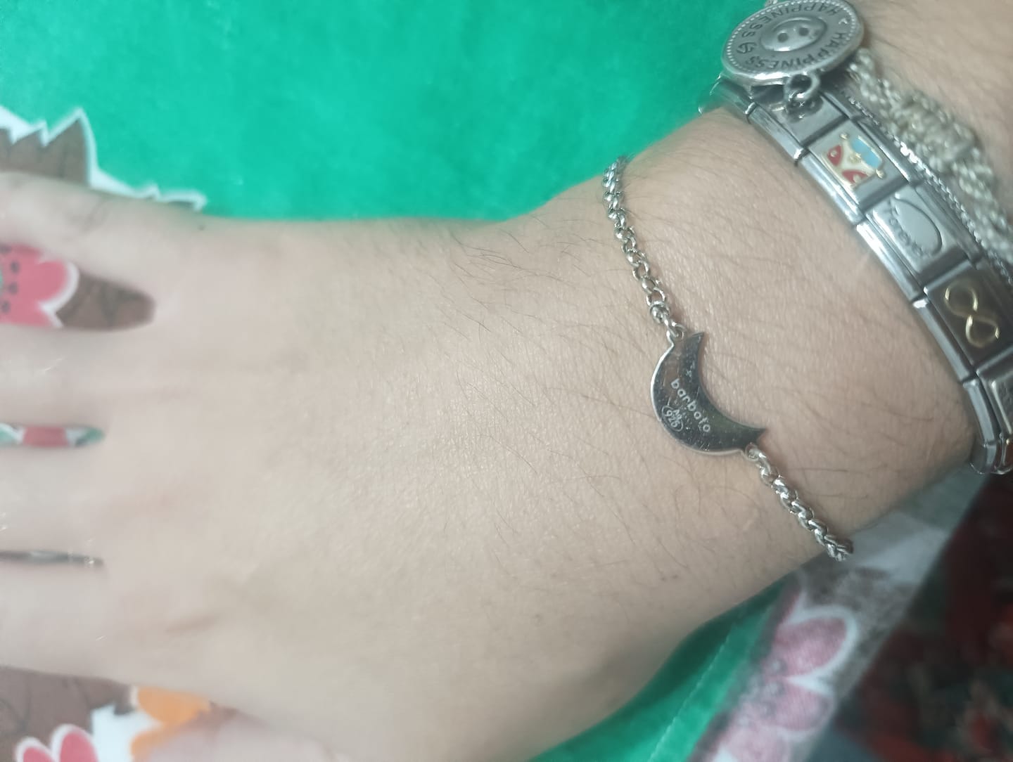 Customer photo review of Bracciale Sole e Luna Argento 925