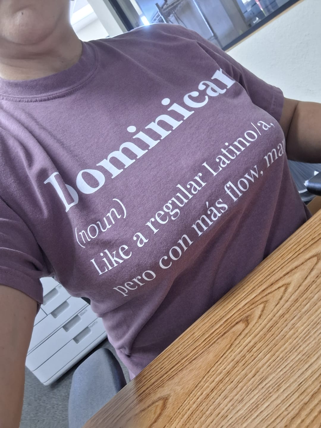 Customer photo review of Dominican Definition Premium T-Shirt