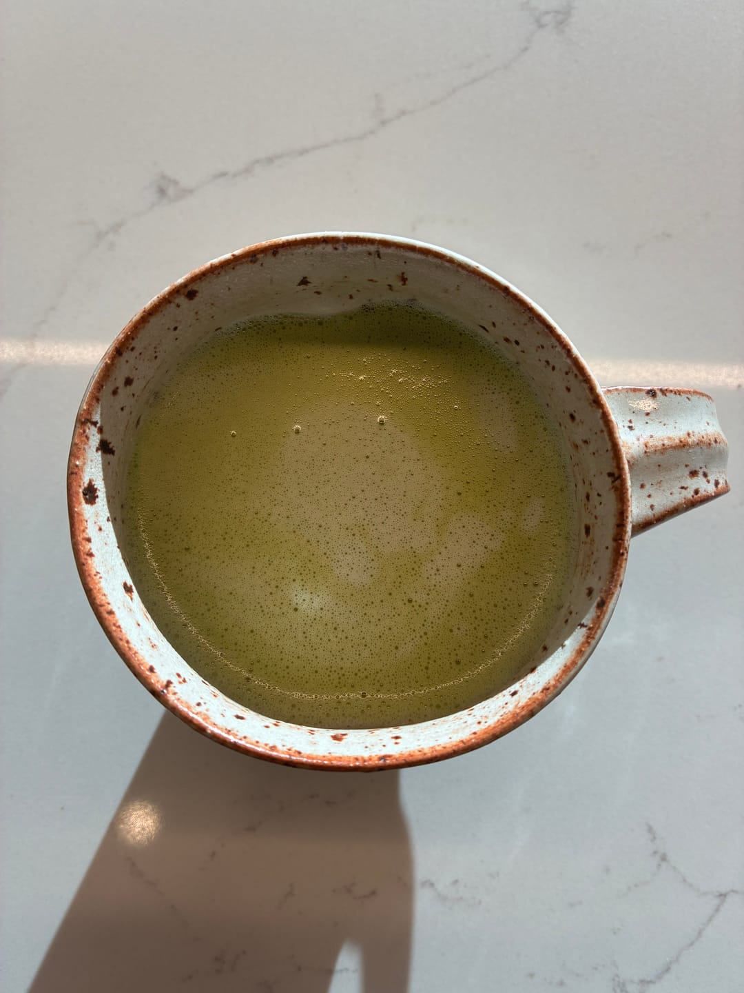 Customer photo review of Vanilla Matcha Latte