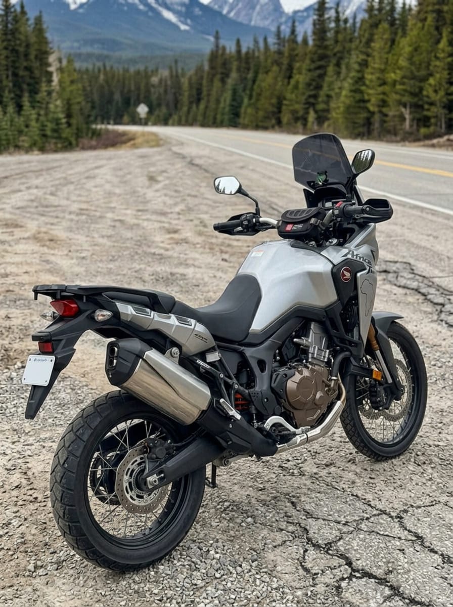 Customer photo review of 1L - Explorer Handlebar Bag For Adventure Touring Motorcycle