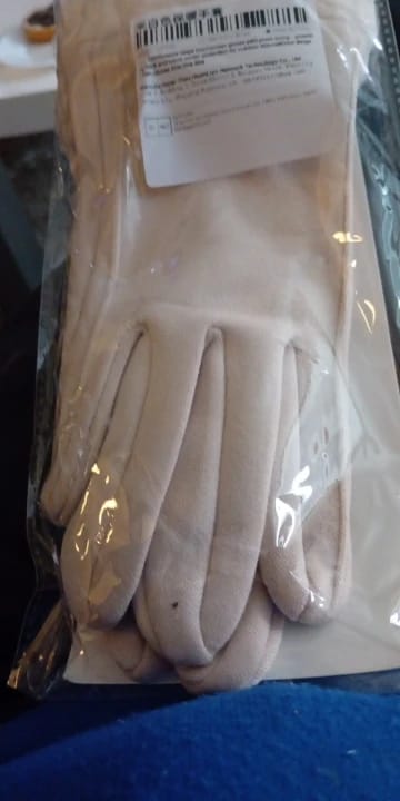 Customer photo review of Blundun – Dame Vinterhansker