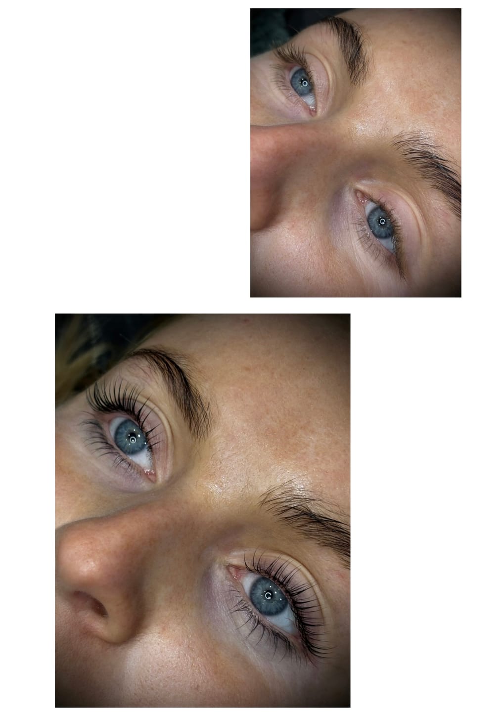 Customer photo review of Pure Care Lash & Brow Lift Pack
