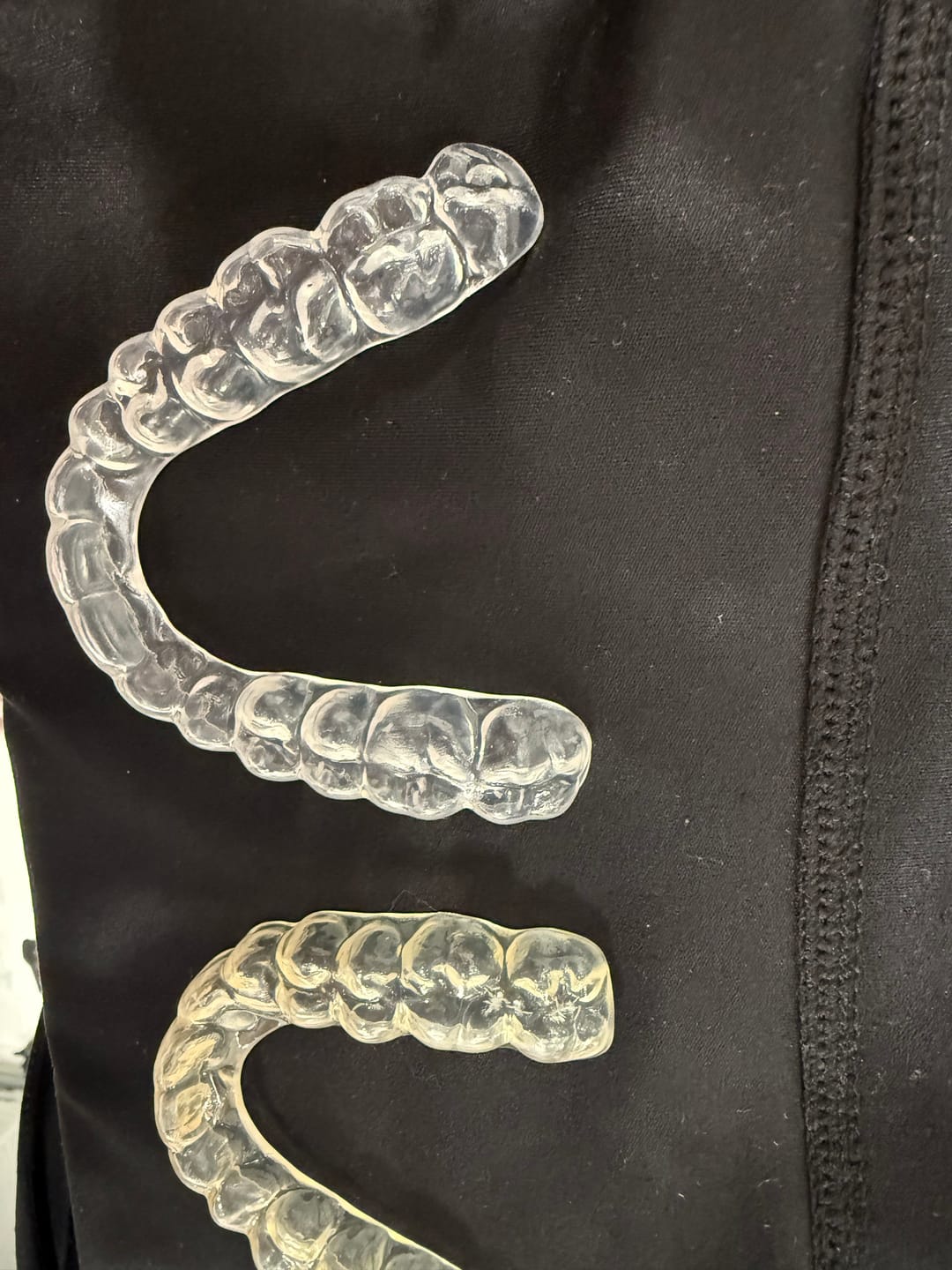 Customer photo review of Clear Custom Night Guard