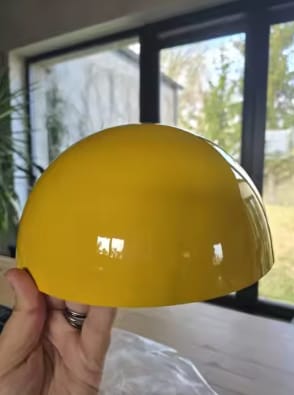 Customer photo review of Gira | Glossy Dome Pendant Light