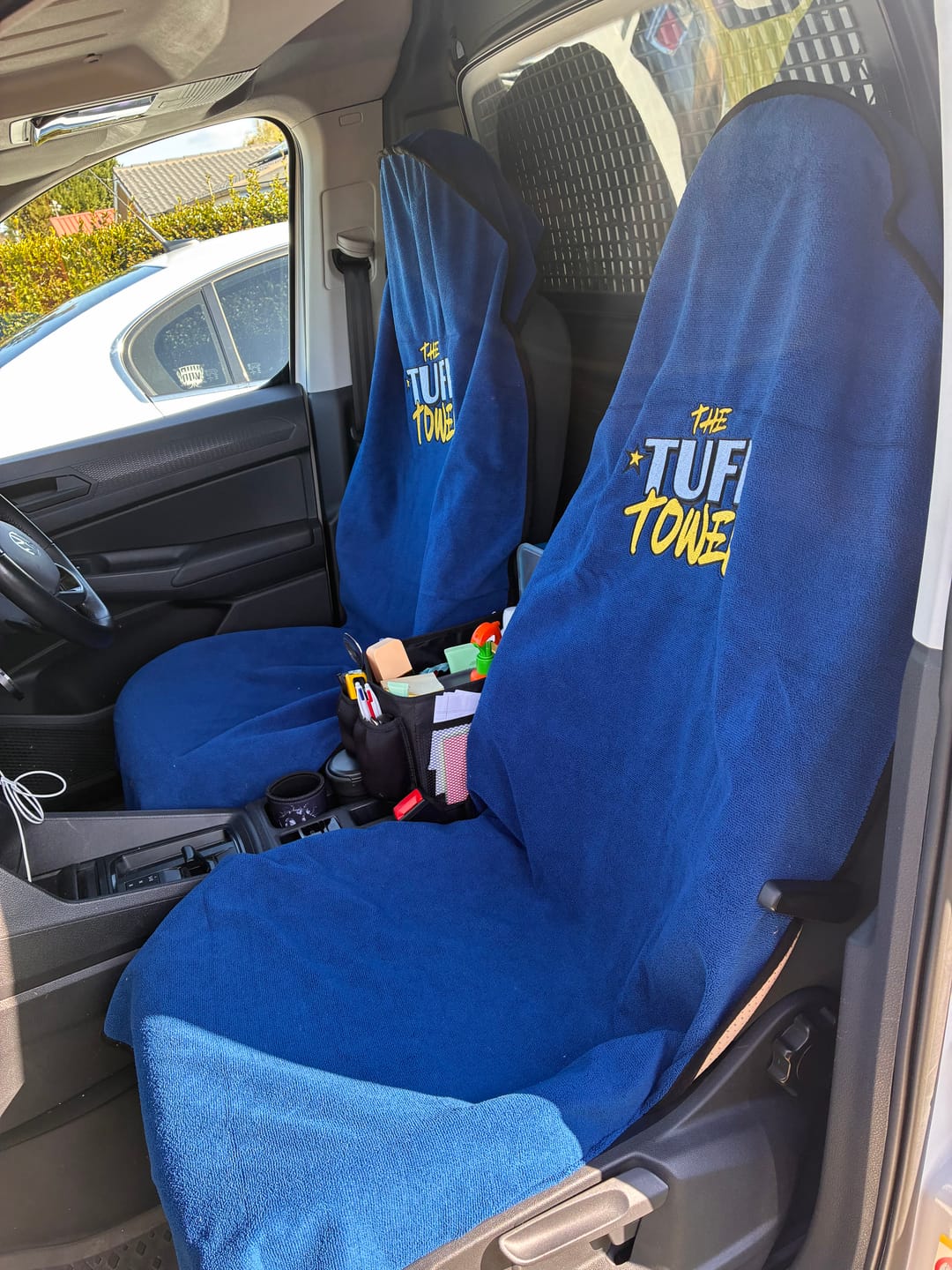 Customer photo review of Waterproof Car Towel Seat Cover