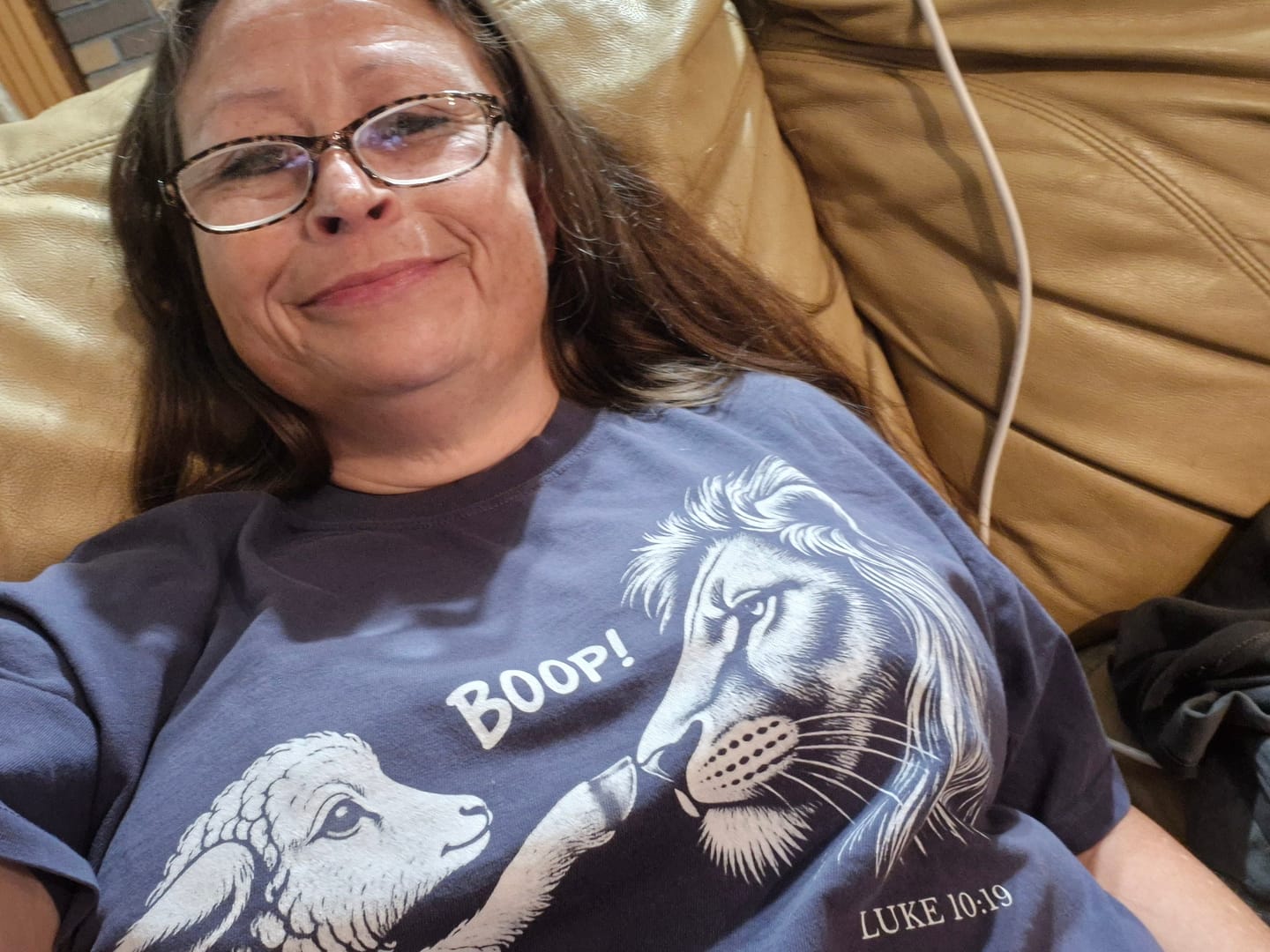 Customer photo review of Forgive T-Shirt