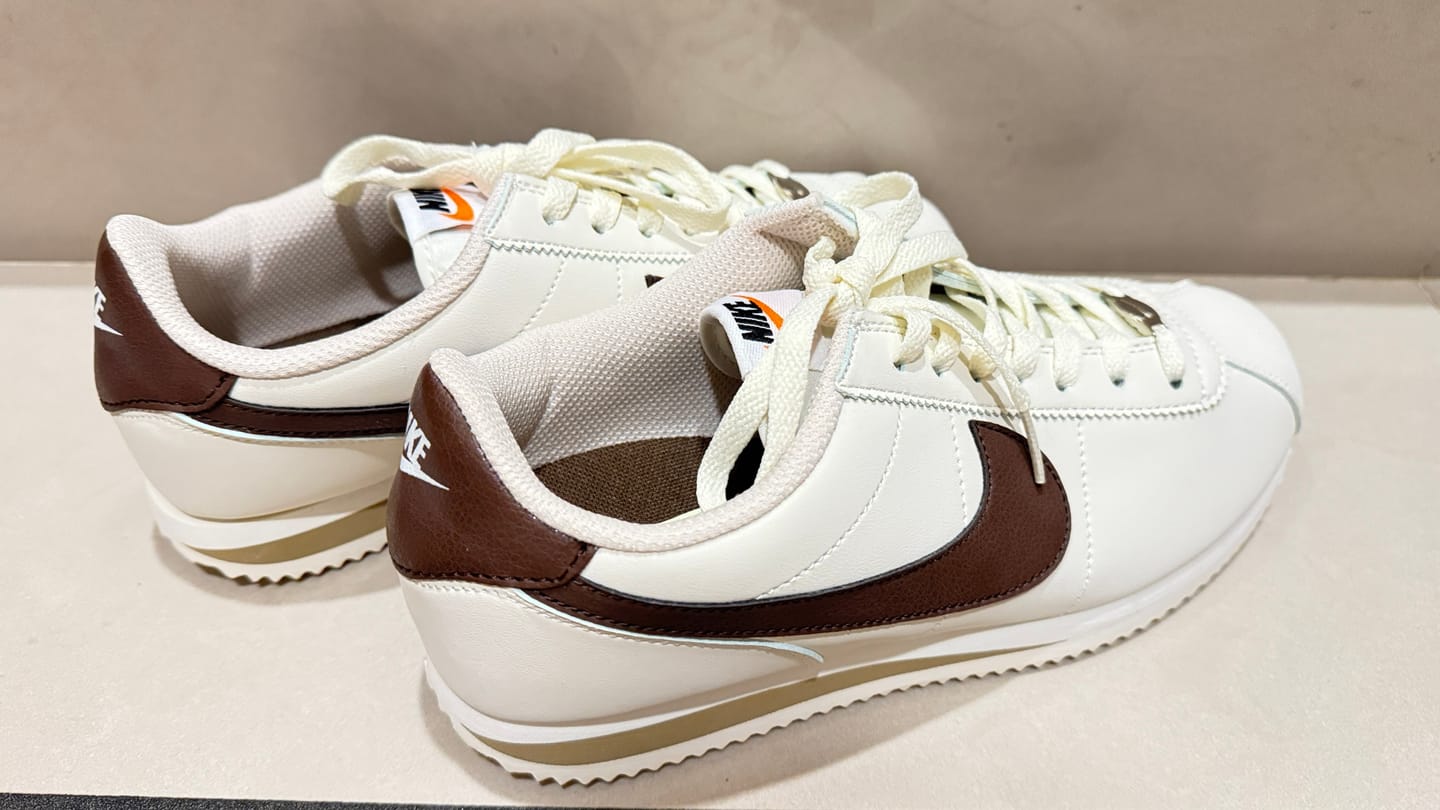 Customer photo review of 日本限定款 Nike W Cortez Sail Cacao