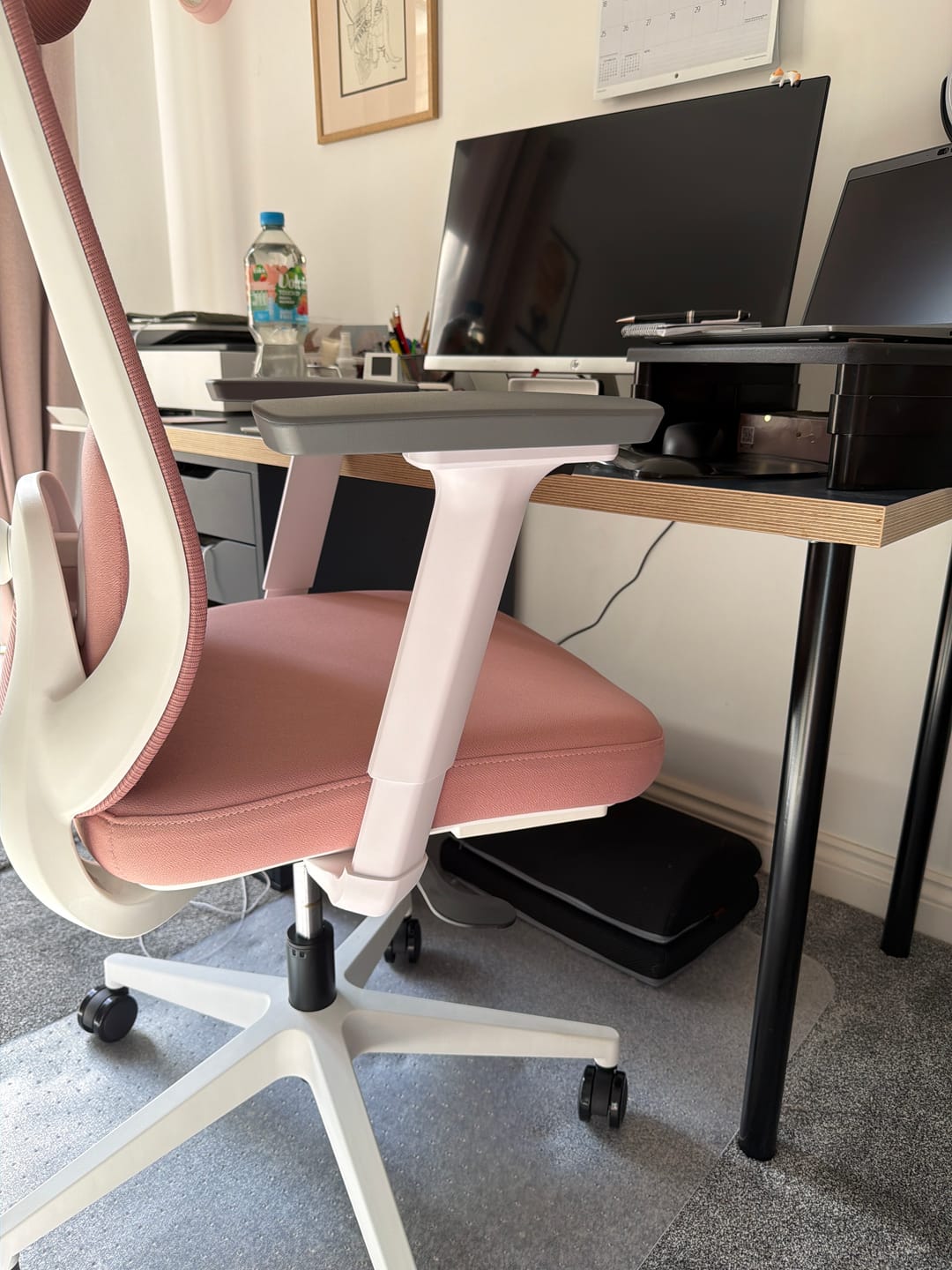 Customer photo review of Under Desk Foot Rest | Foot Stool