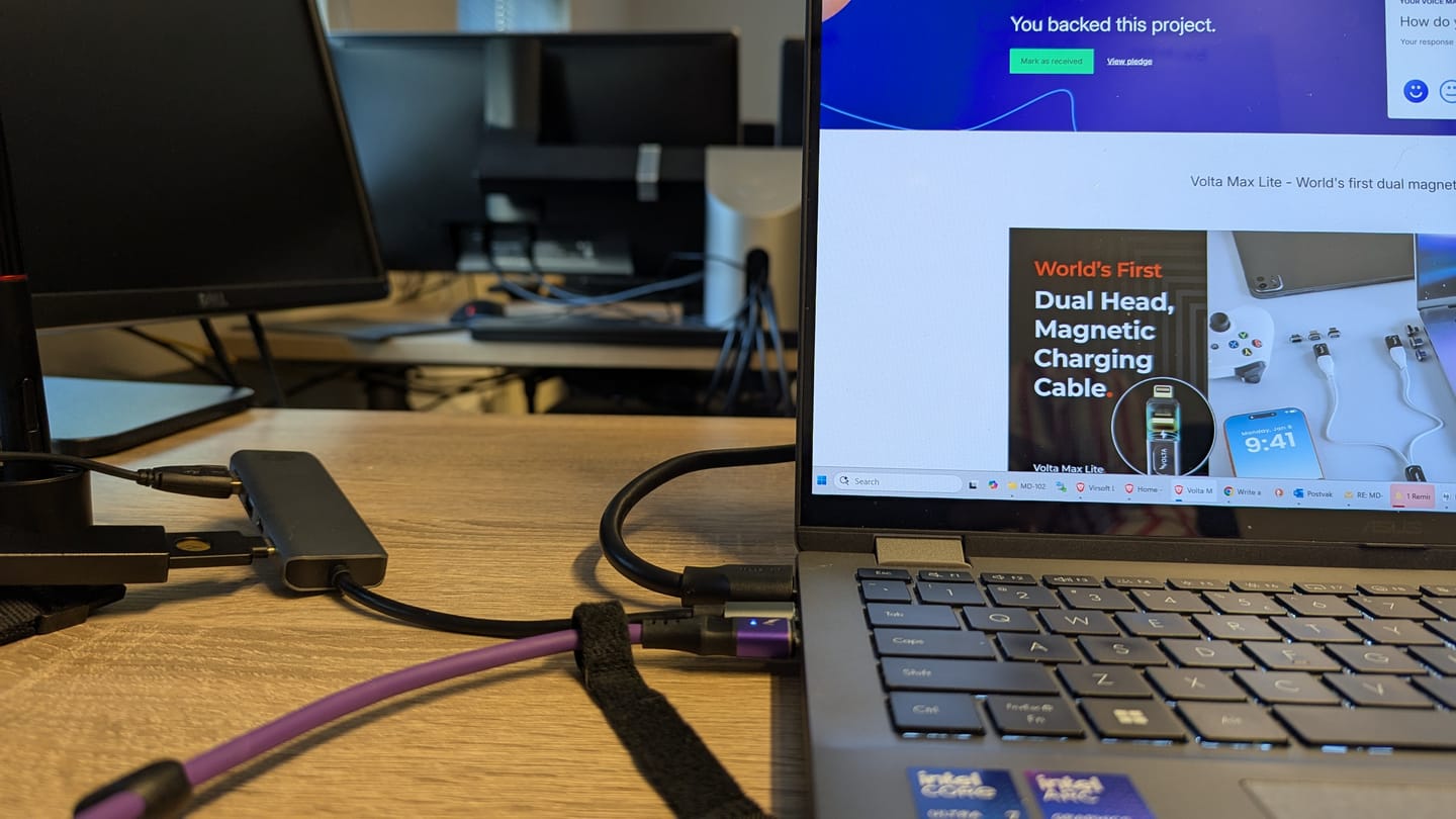 Customer photo review of Volta MAX Cable