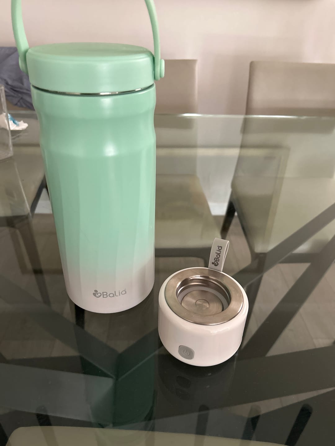 Customer photo review of Calentador de mamaderas portátil