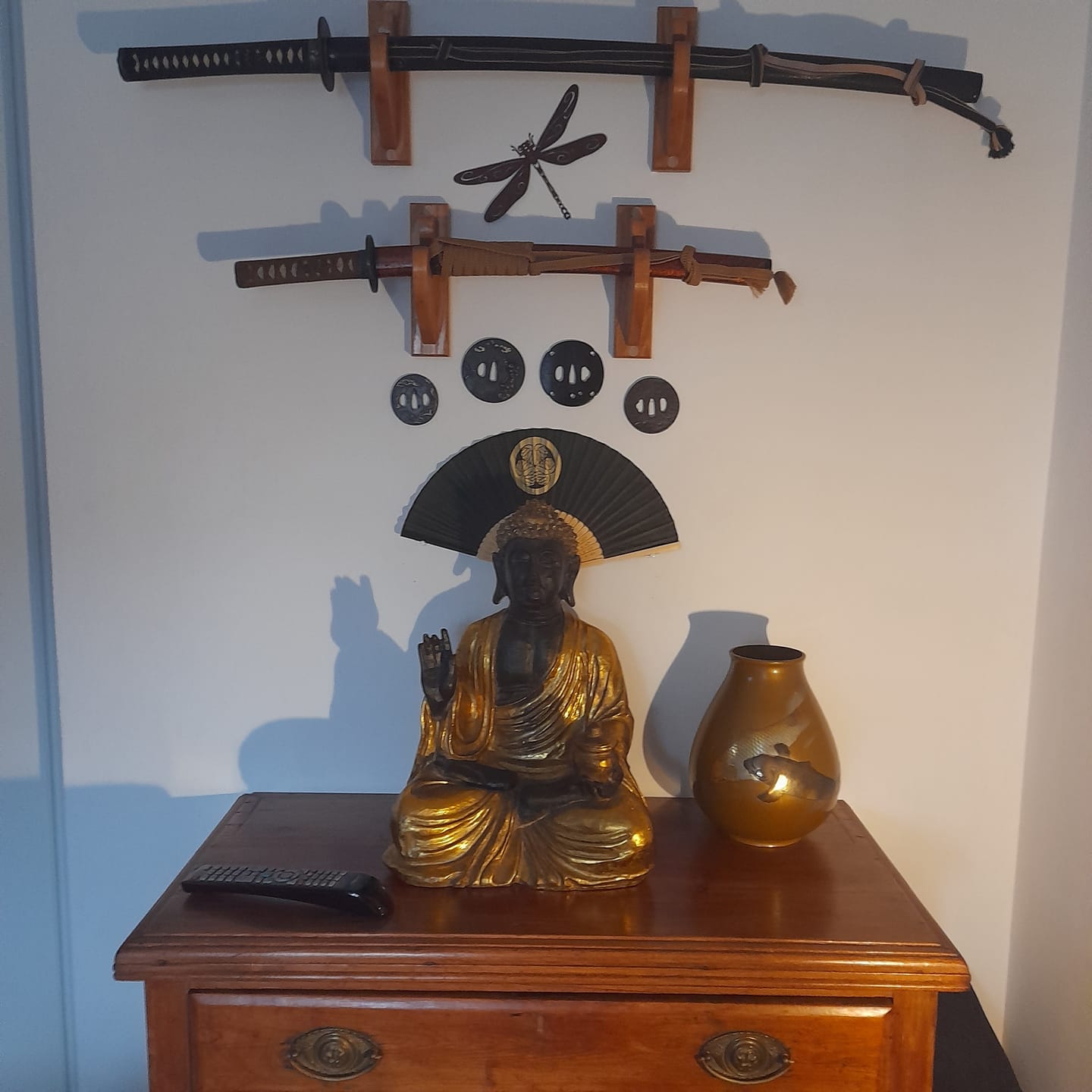 Customer photo review of Éventail Guerrier Japonais