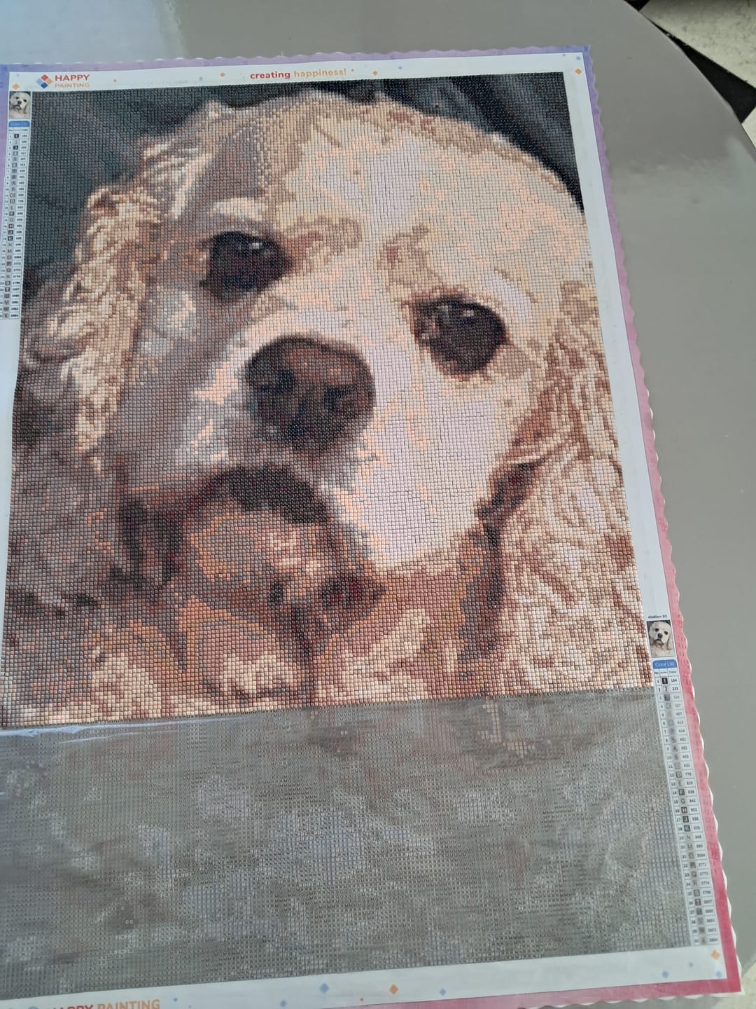 Customer photo review of Eigen Foto Diamond Painting