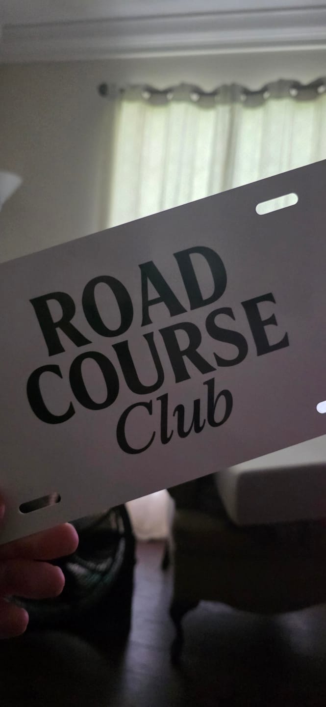 Customer photo review of CLUB VANITY PLATE