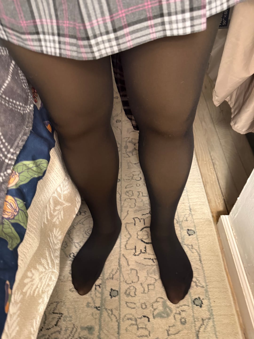 Customer photo review of TOAST - FLEECE-LINED TIGHTS - SHEER ILLUSION