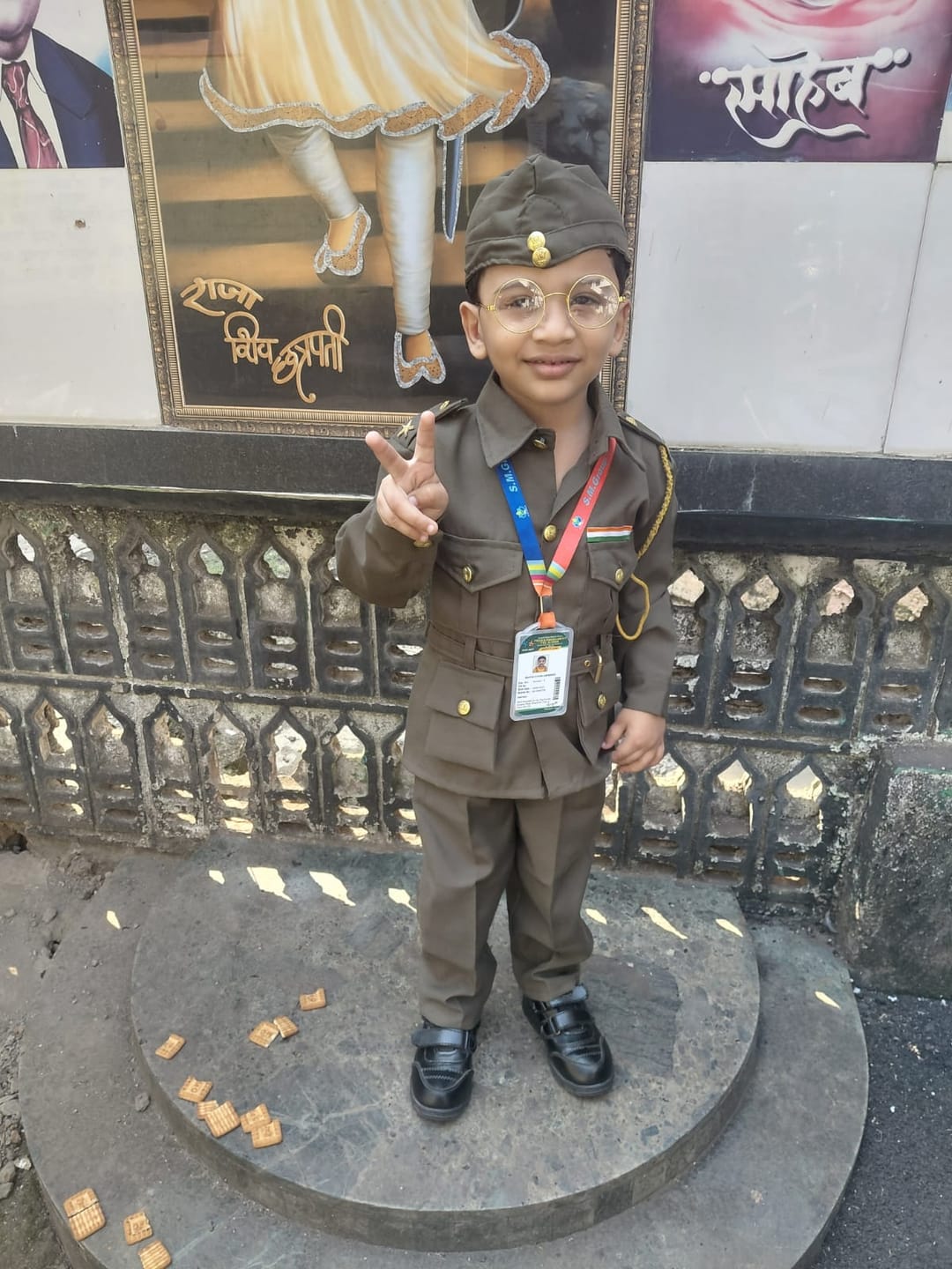 Customer photo review of Subhash chandra Bose dress