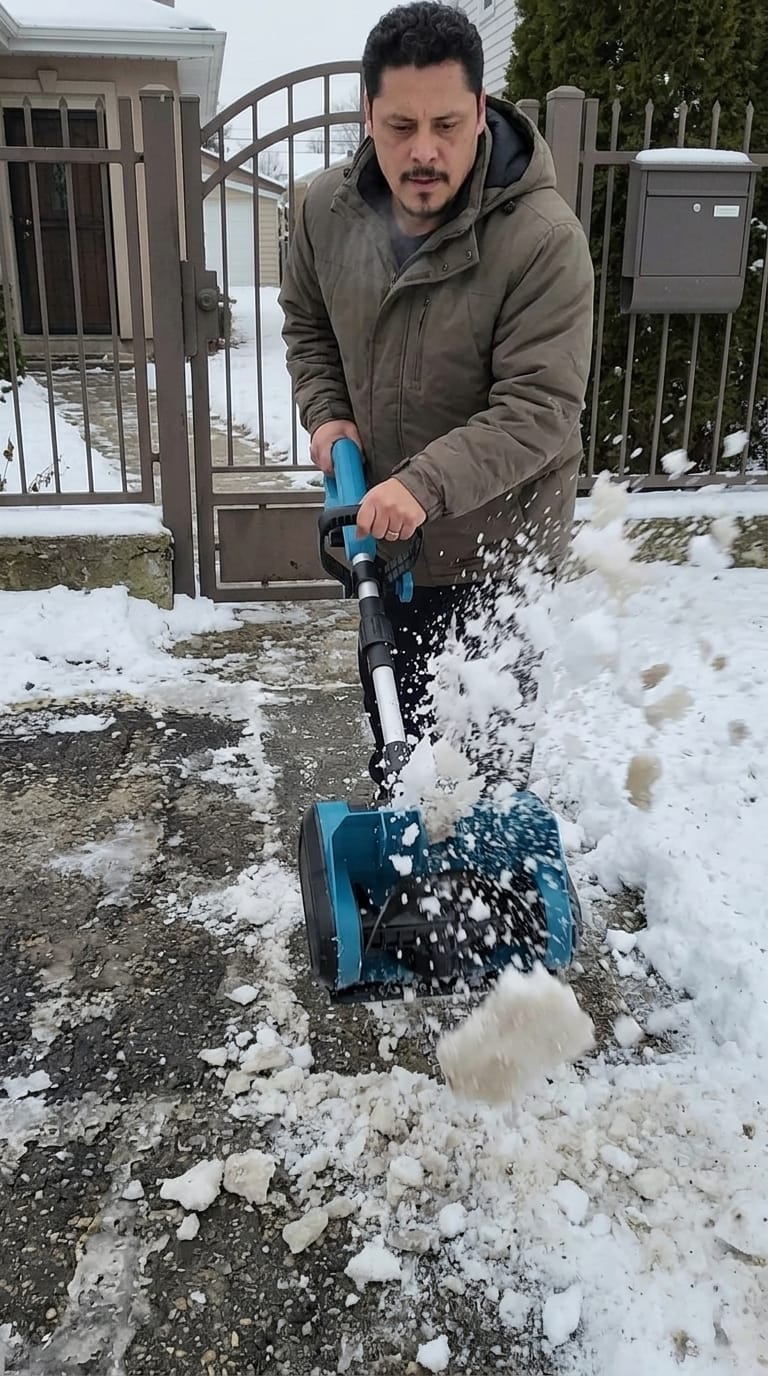 Customer photo review of Elektrische Schneeschaufel