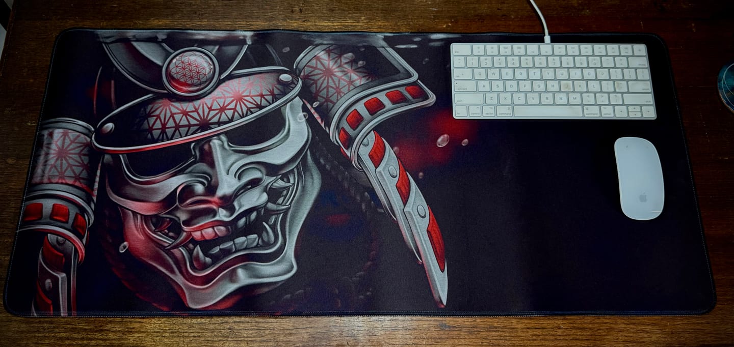 Customer photo review of Custom Mousepad - XL (900mm x 400mm)