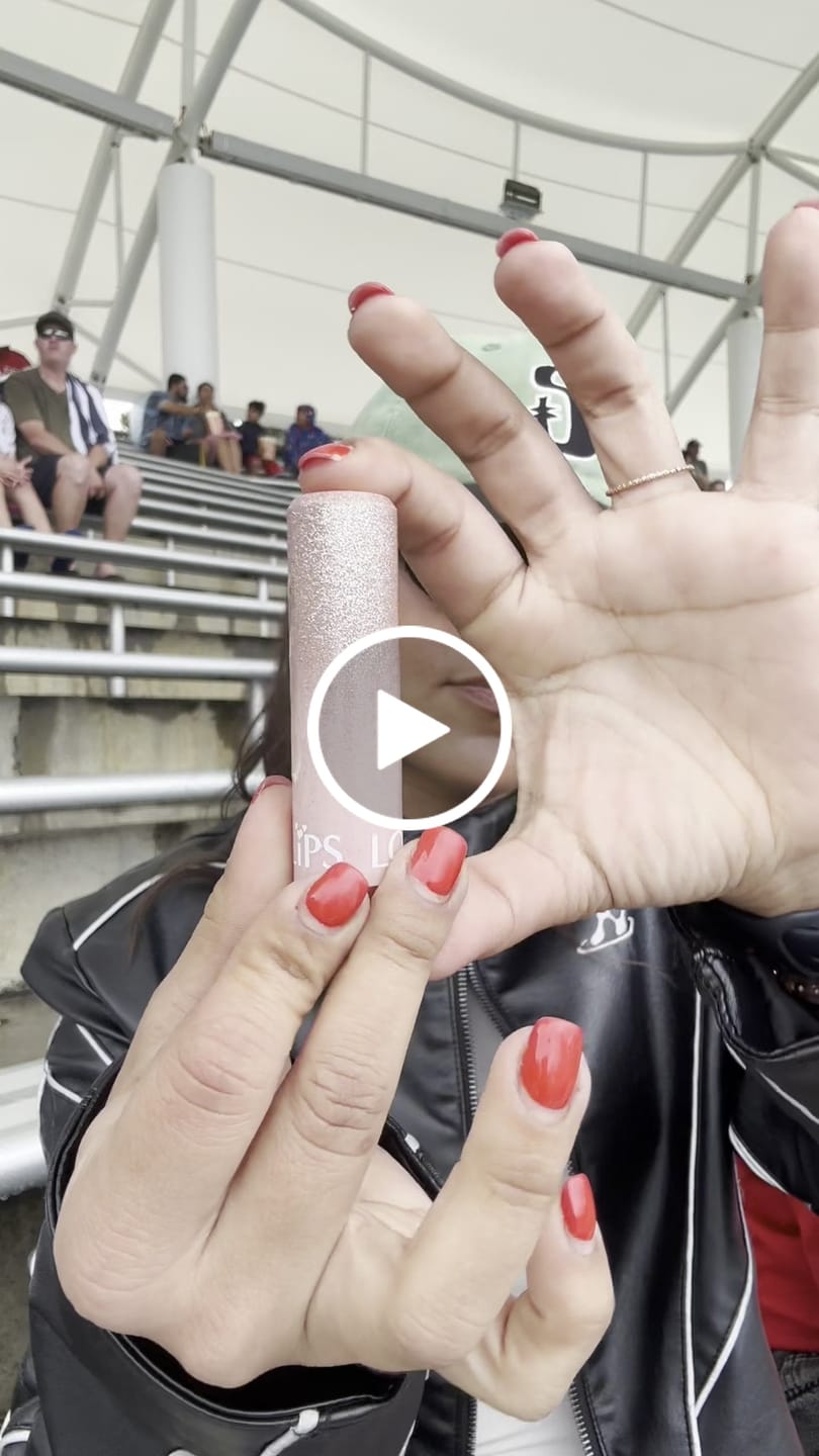 Customer video review of Peach Radiance Lip Balm
