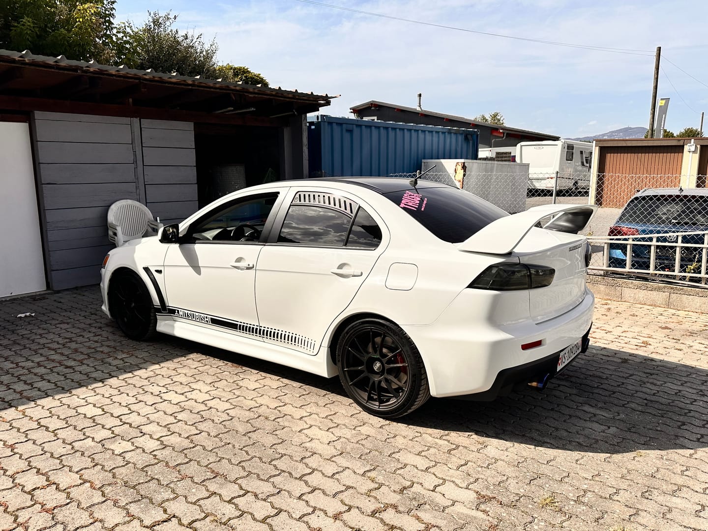 Customer photo review of Lancer Evolution X/Ralliart CJ Window Vents (Pair)