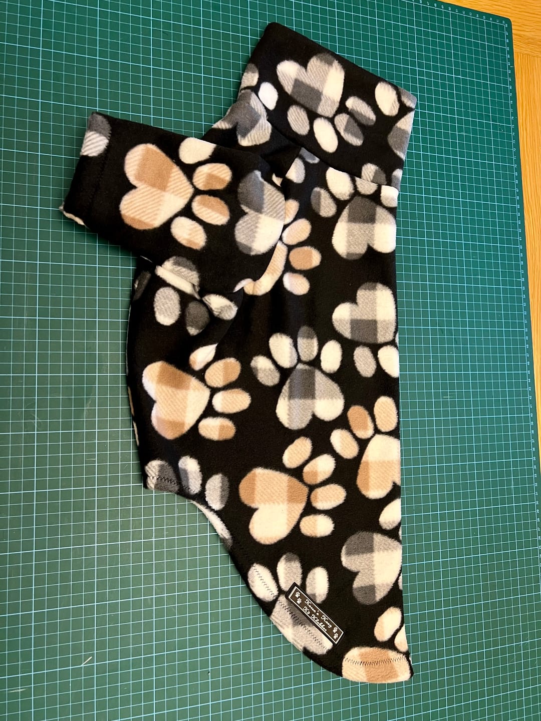 Customer photo review of Cosy Paws Anti Pill Polar Fleece Fabric
