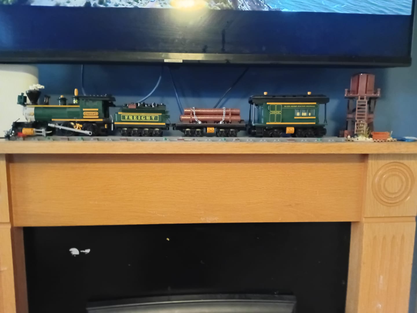 Customer photo review of Old West Freight Train by Lumibricks UK