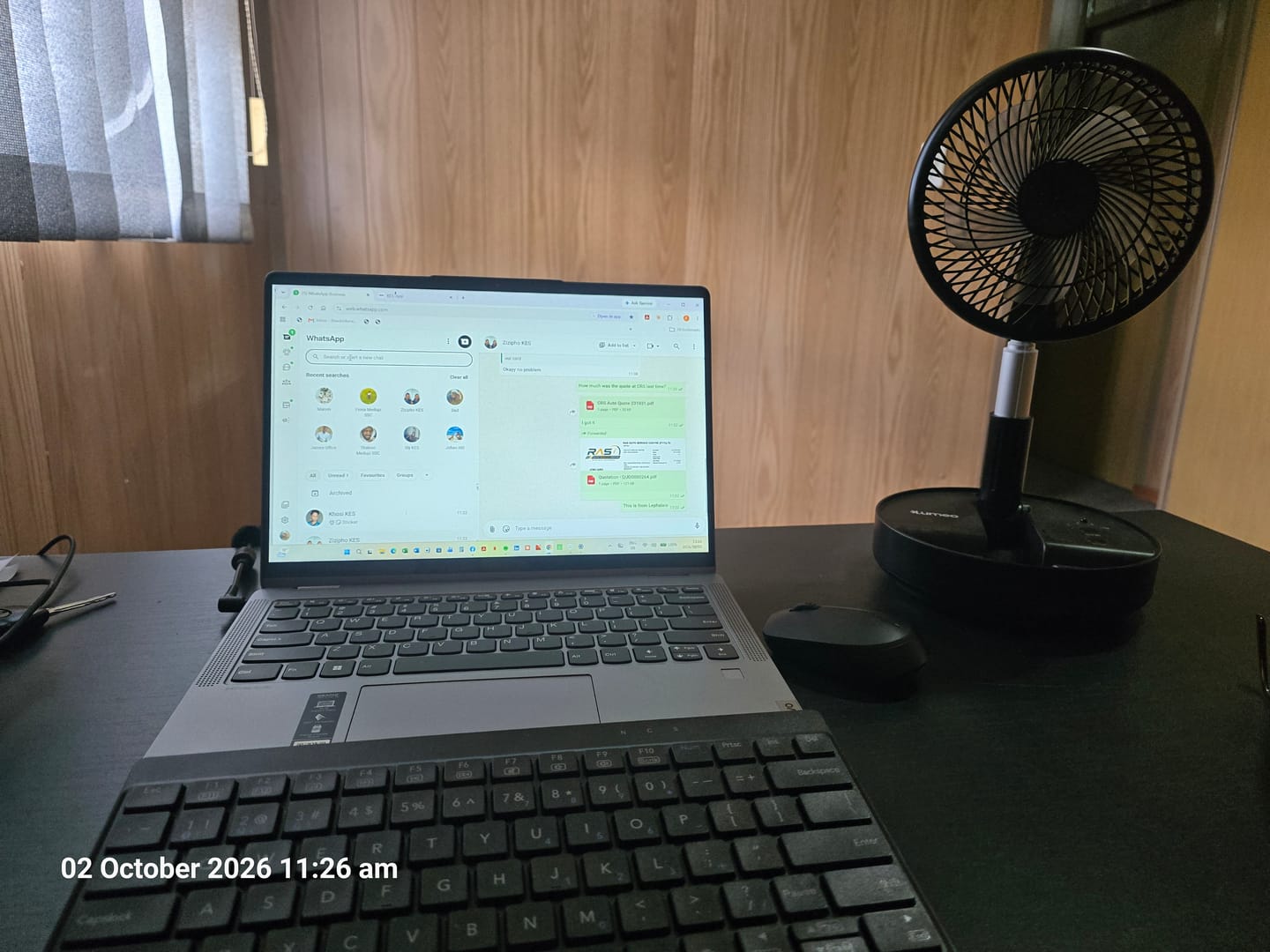 Customer photo review of Lumeo Smart Fan