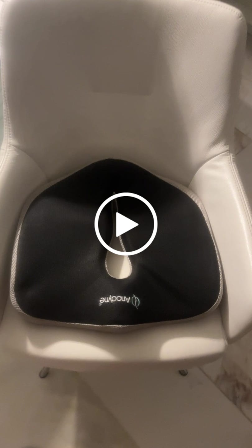 Customer video review of Ergonomisches Sitzkissen