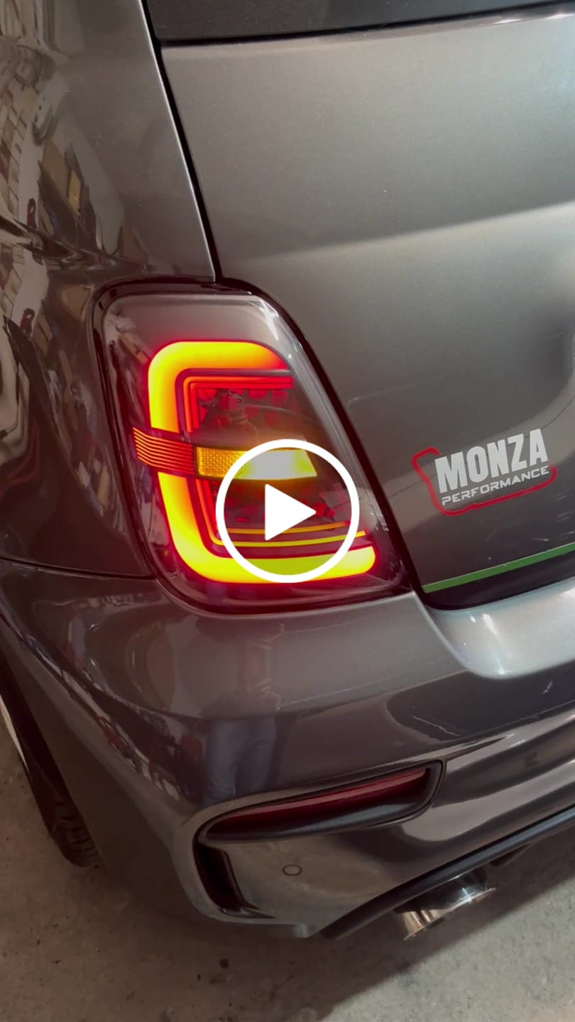 Customer video review of Fari LED Posteriori Abarth & Fiat 500 (2008-2025) | Serie 1