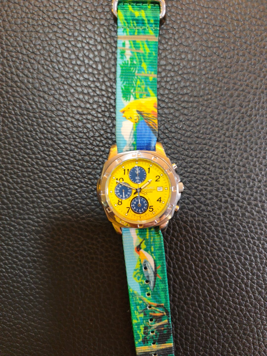 Customer photo review of Reloj Seiko Chronograph SND409P1 Quartz Acero JDM 40mm