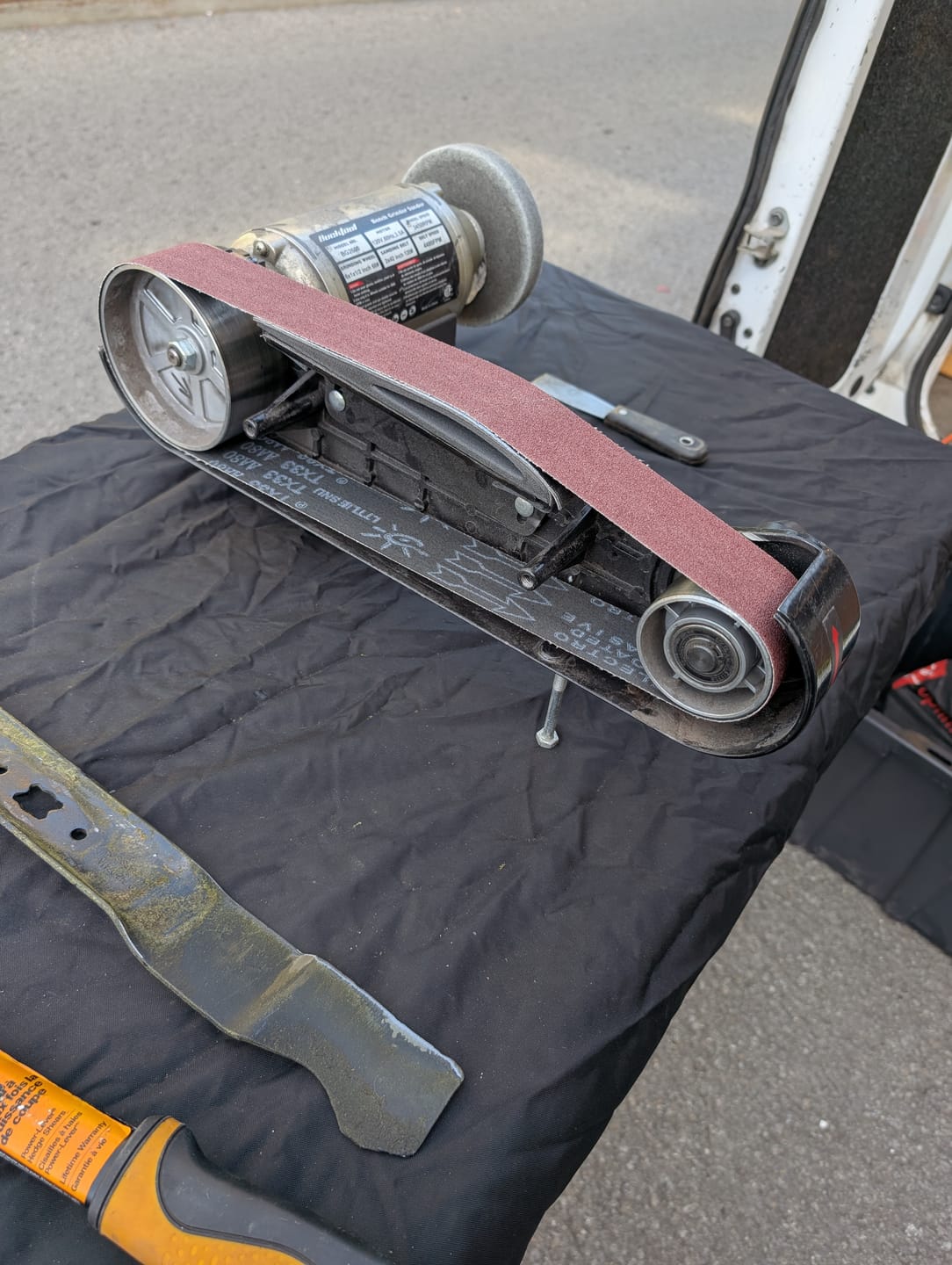 Customer photo review of AirPlaten™ Radius Platen for Bucktool 2x42