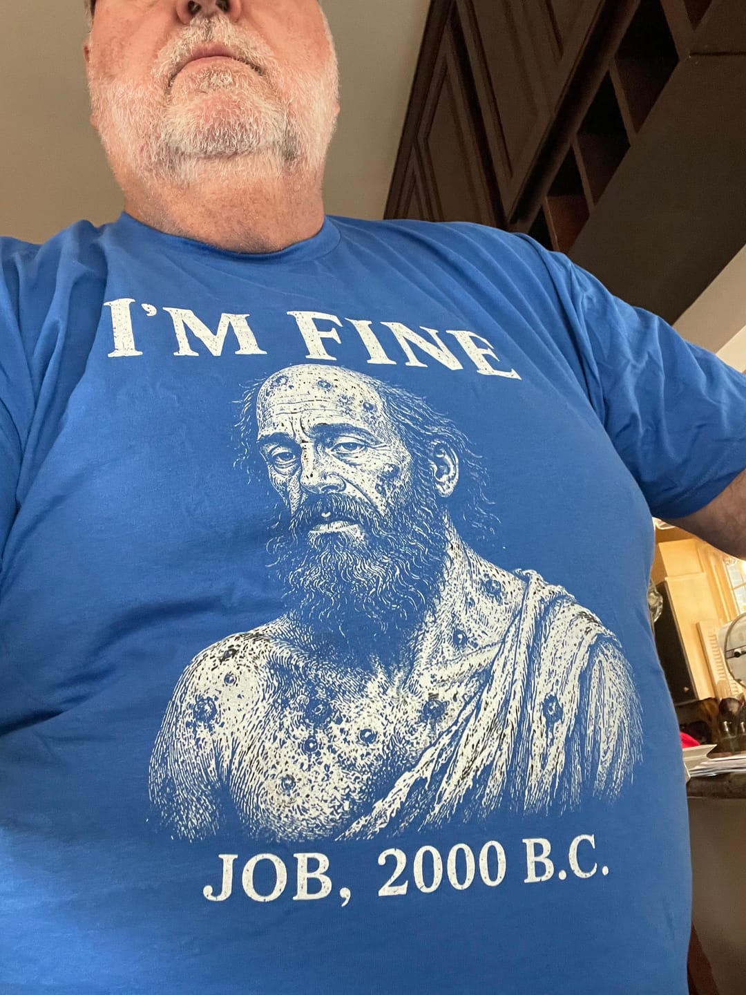 Customer photo review of I'm Fine T-Shirt