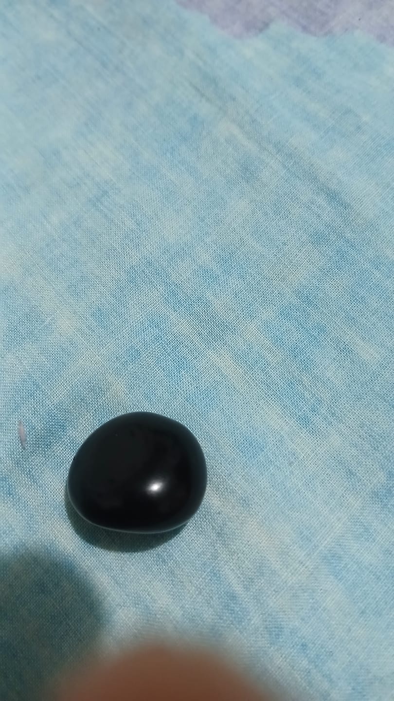 Customer photo review of Obsidiana negra piedra de protección y transformación