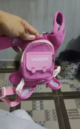 Customer photo review of Mochila adorable para perro