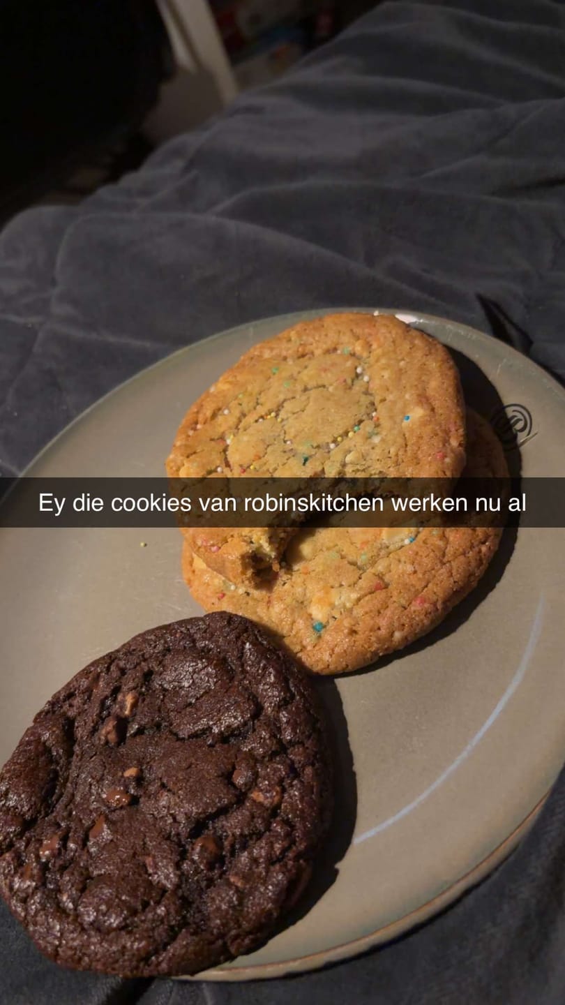 Customer photo review of Birthday Cake Cookie