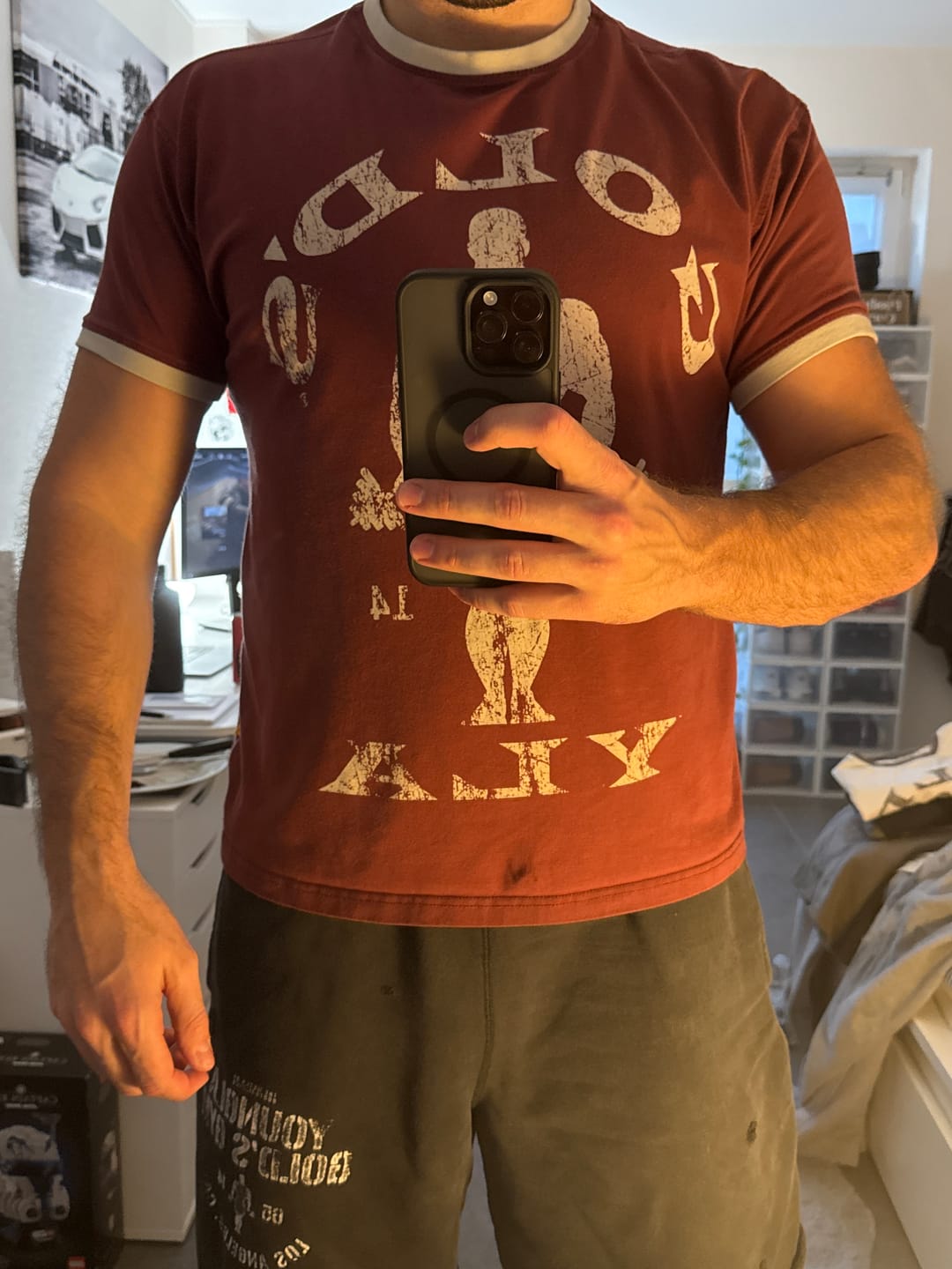 Customer photo review of 4009 - Golds Gym Ringer Tees