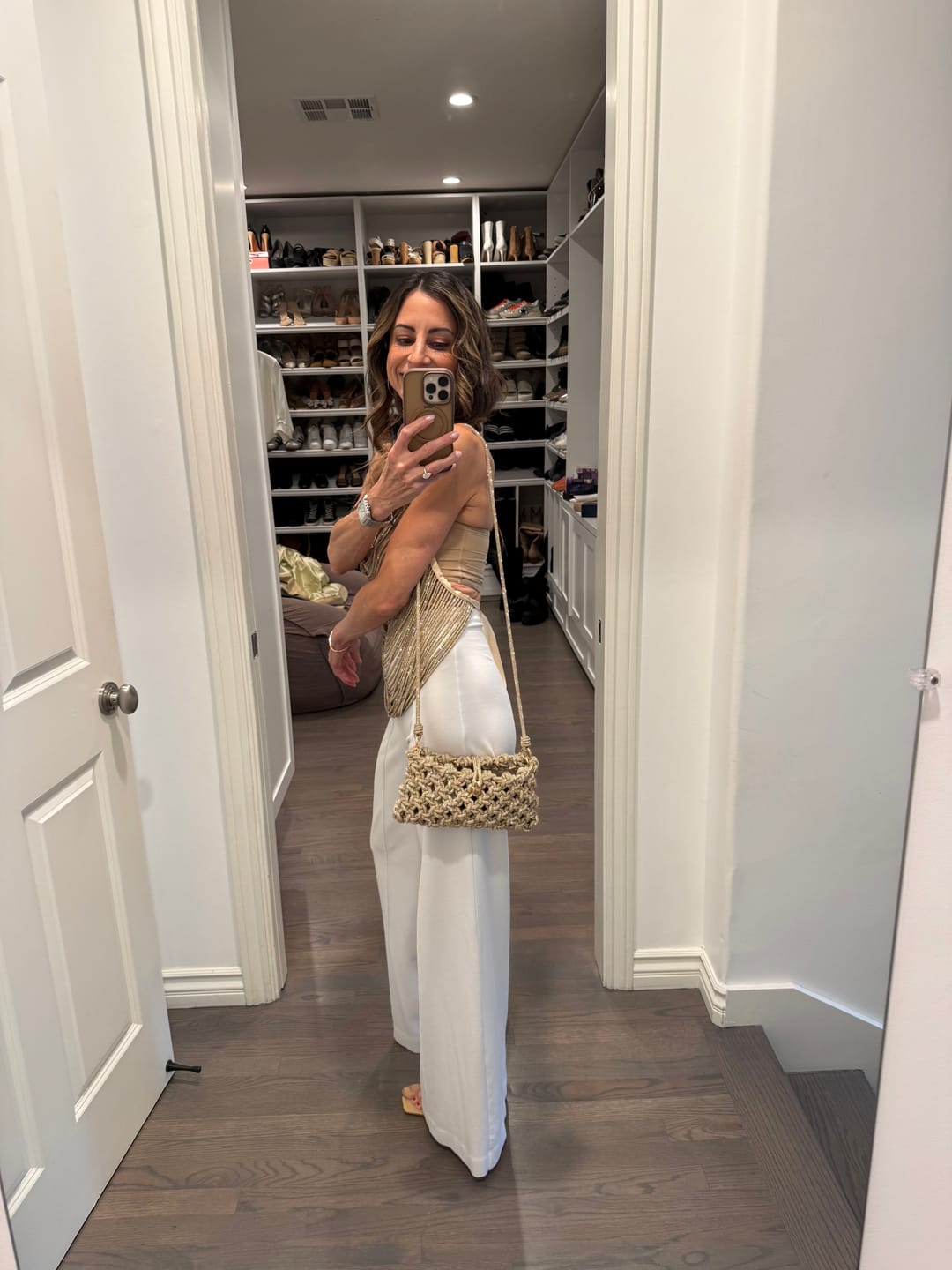 Customer photo review of Eden 2-in-1 Clutch - Champagne Bubbles