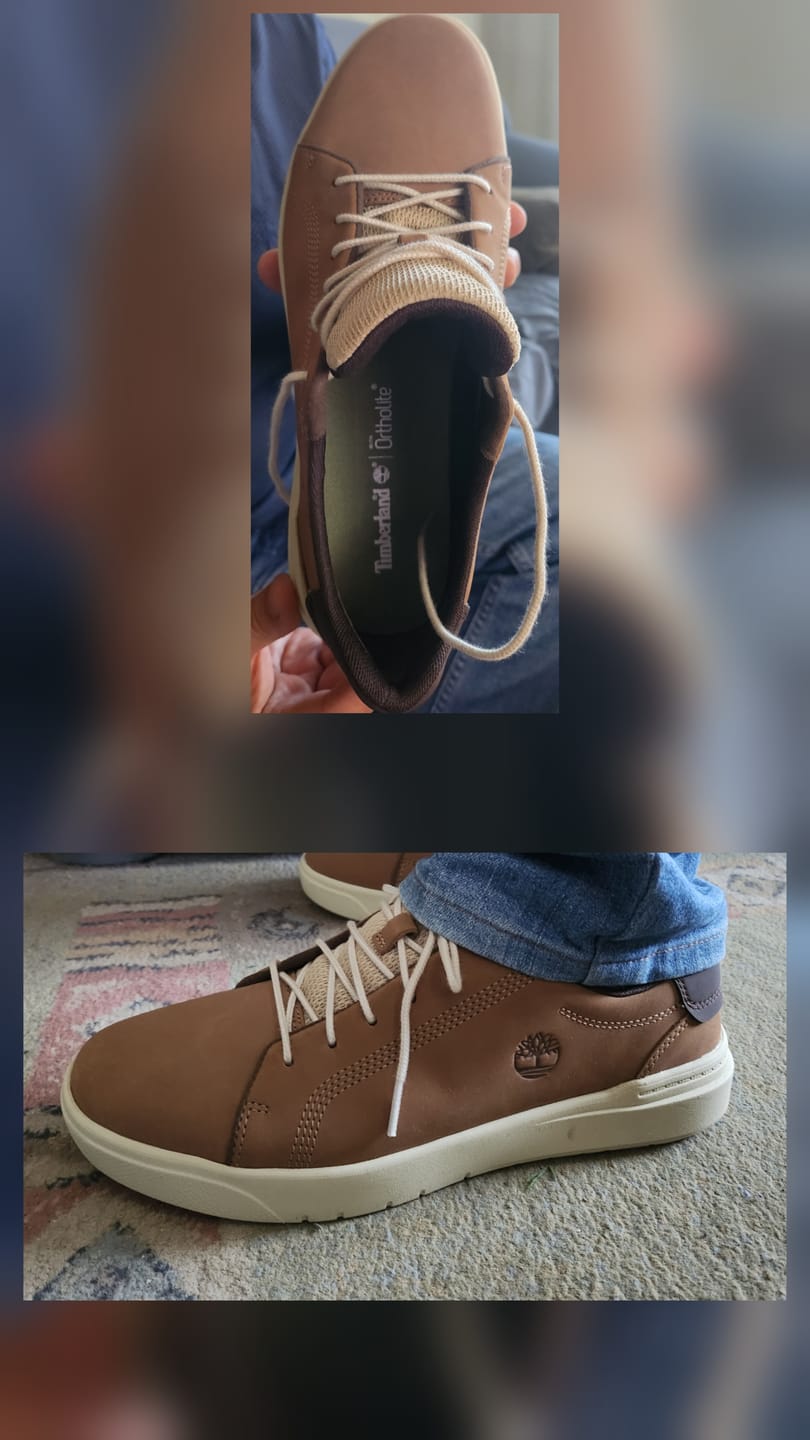 Customer photo review of Zapatillas Timberland Seneca Bay Low Lace Marrón Beige