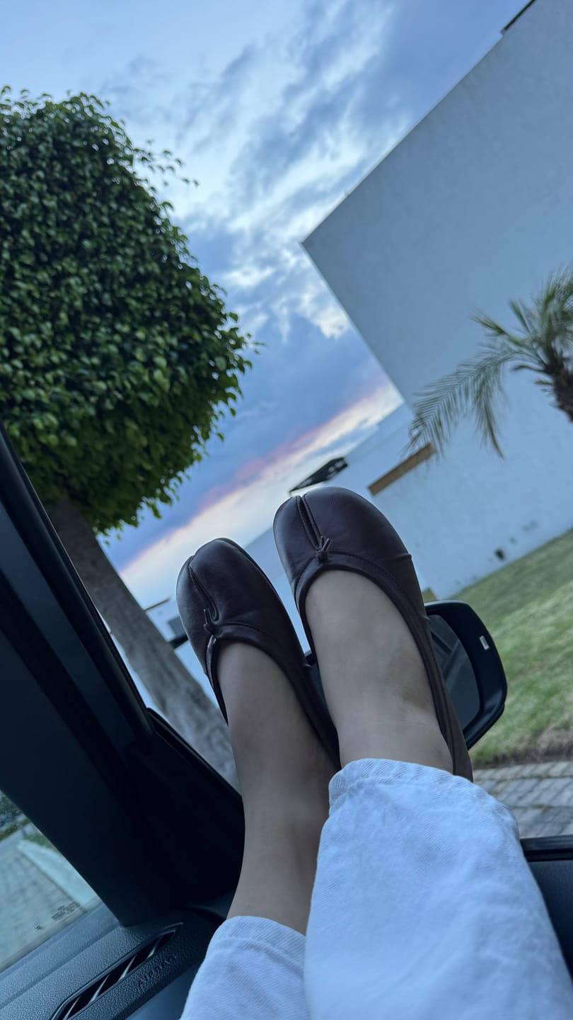 Customer photo review of Bailarinas Tabi Elena