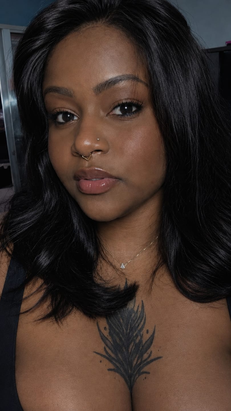 Customer photo review of Lace Front Tela HD Melia Humana Ondulada Repartição Livre 13x6