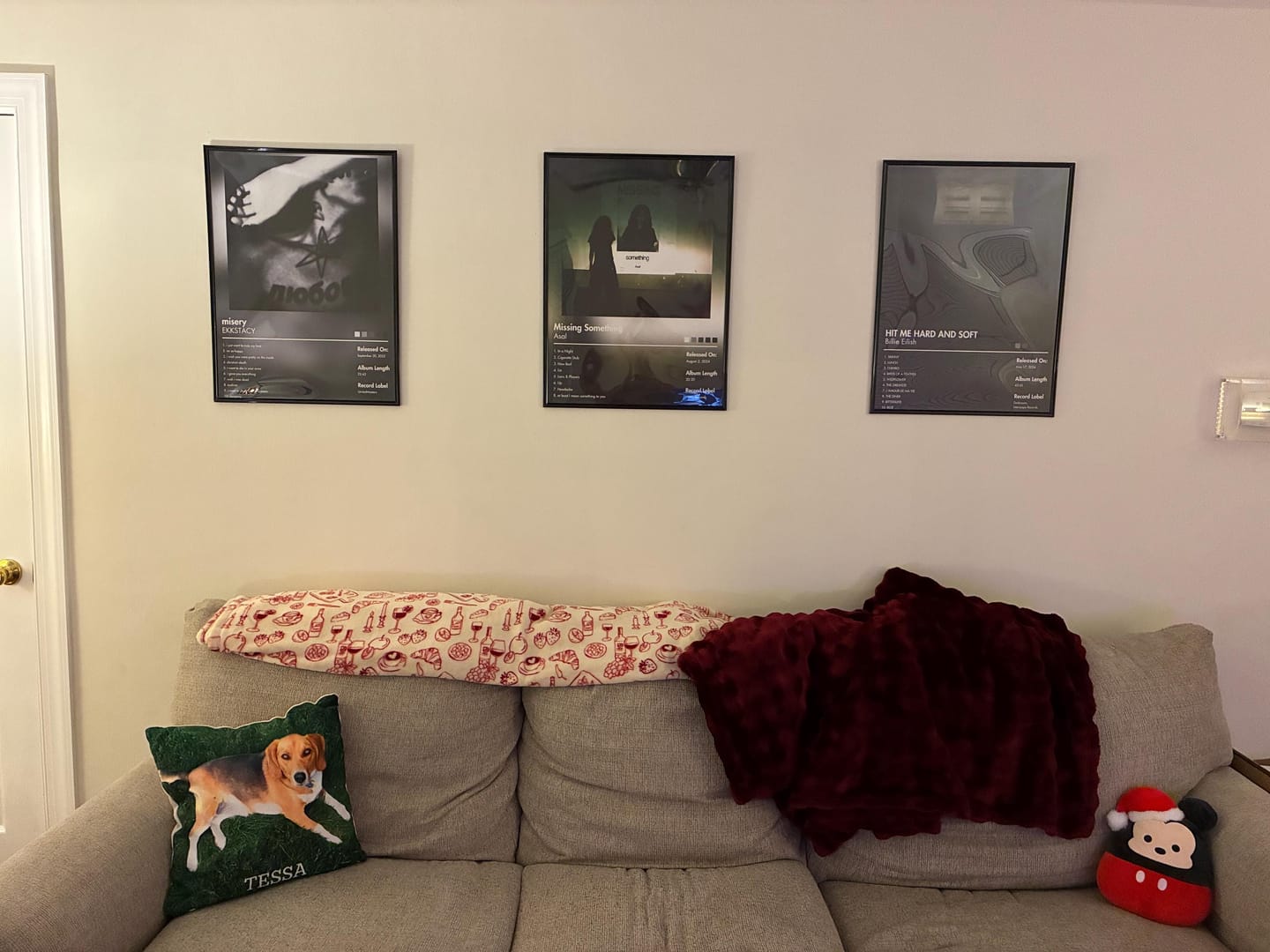Customer photo review of Billie Eilish — HIT ME HARD AND SOFT Album Poster