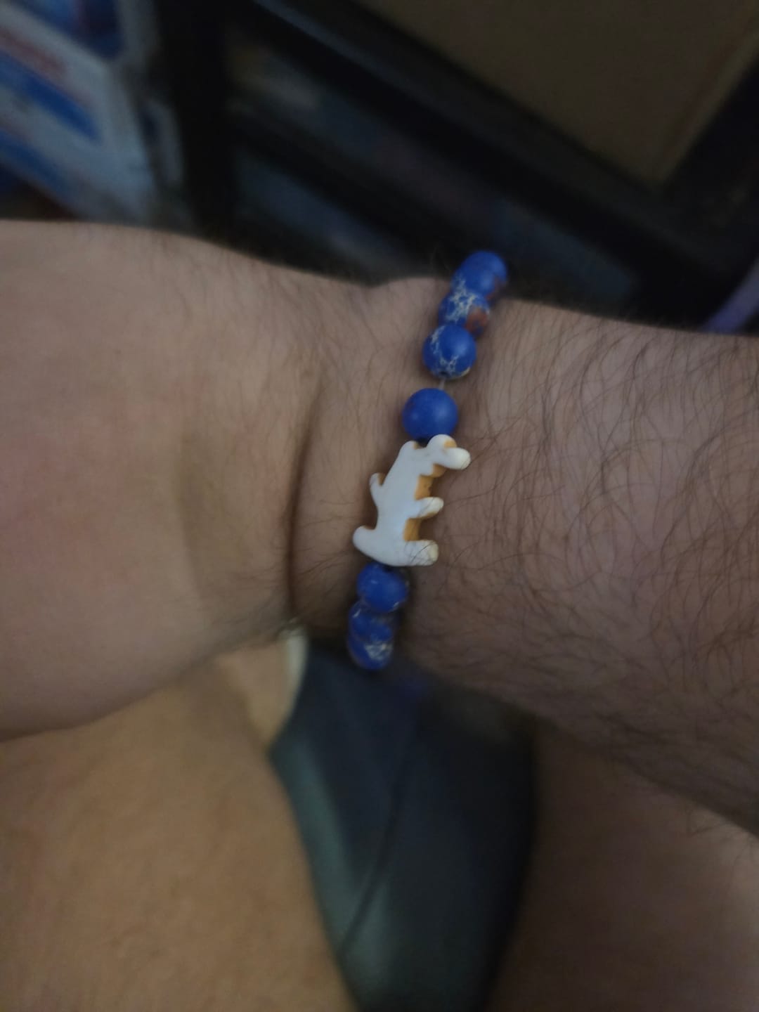 Customer photo review of The Shark Week Bracelet