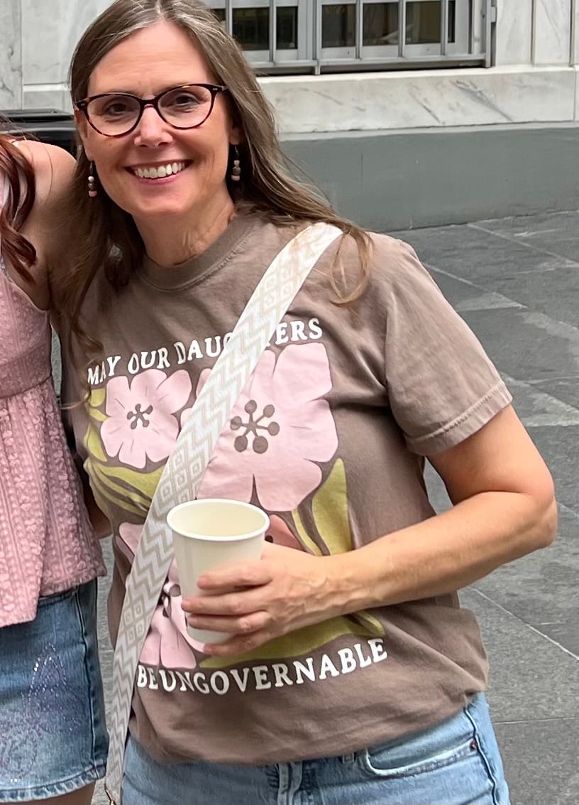 Customer photo review of May Our Daughters Be Ungovernable Tee