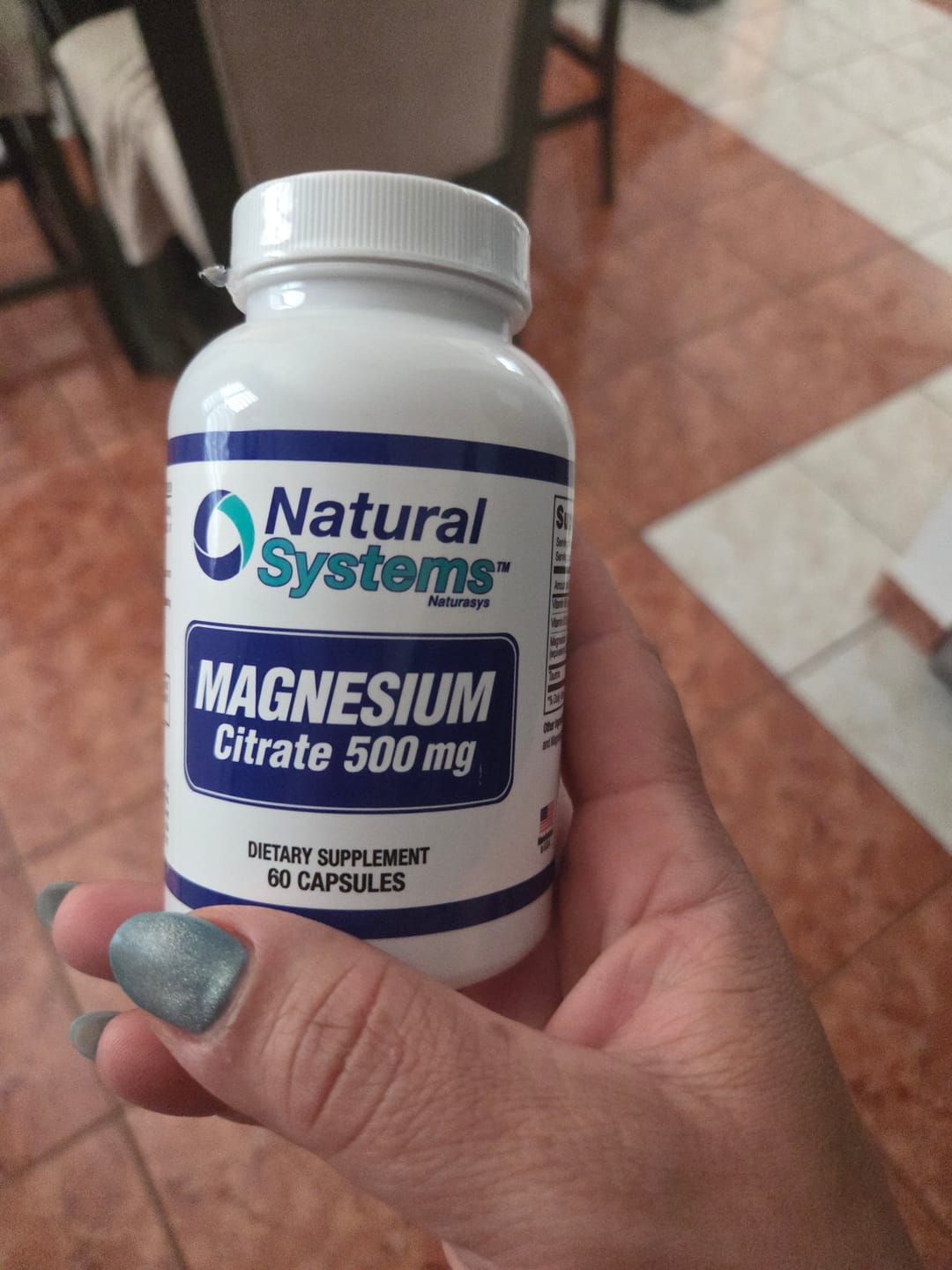 Customer photo review of Citrato de Magnesio 500 mg con Taurina y Complejo B — 60 Cápsulas | Sueño, Energía y Relajación Muscular