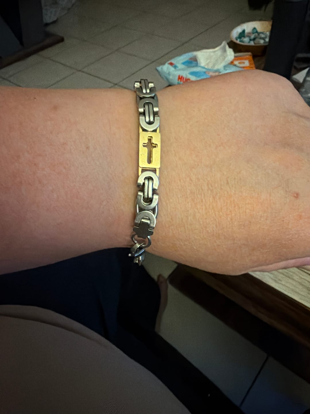 Customer photo review of Bracelet de l’Espoir Croisé
