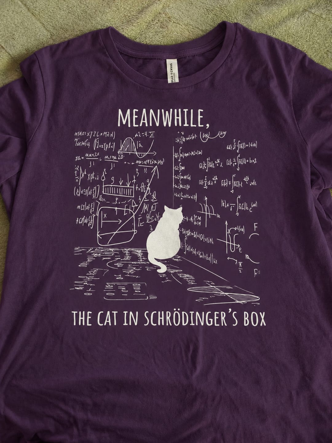Customer photo review of Schrödinger’s Cat T-Shirt