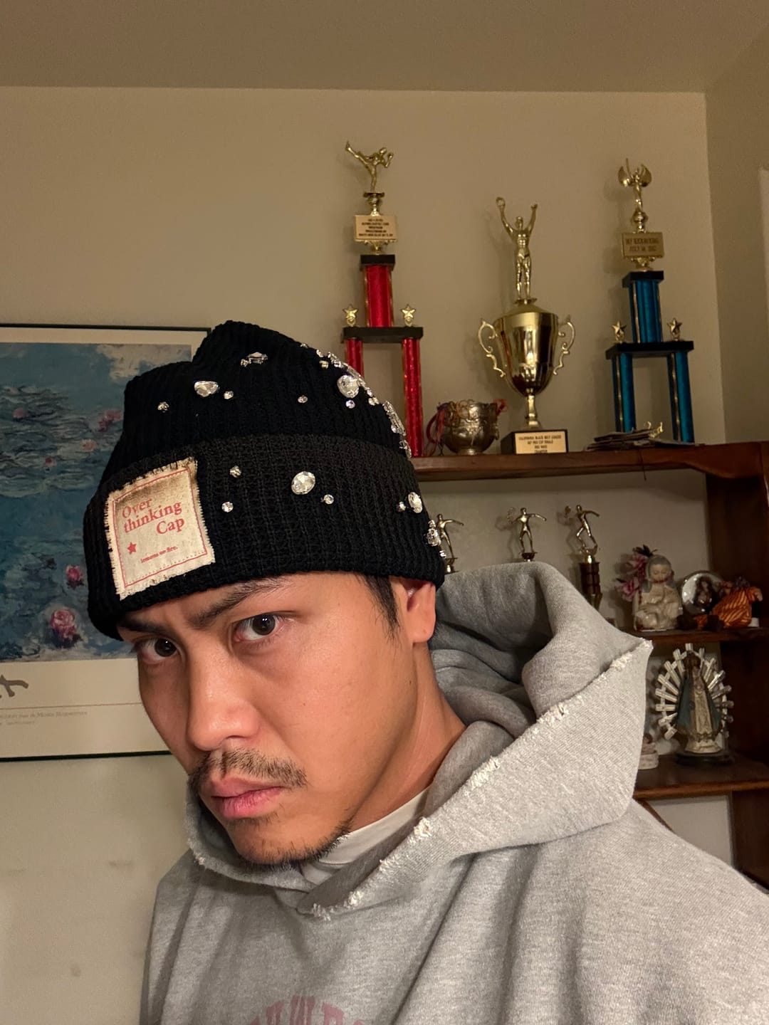Customer photo review of Lemons On Fire Stone Ot Beanie Black