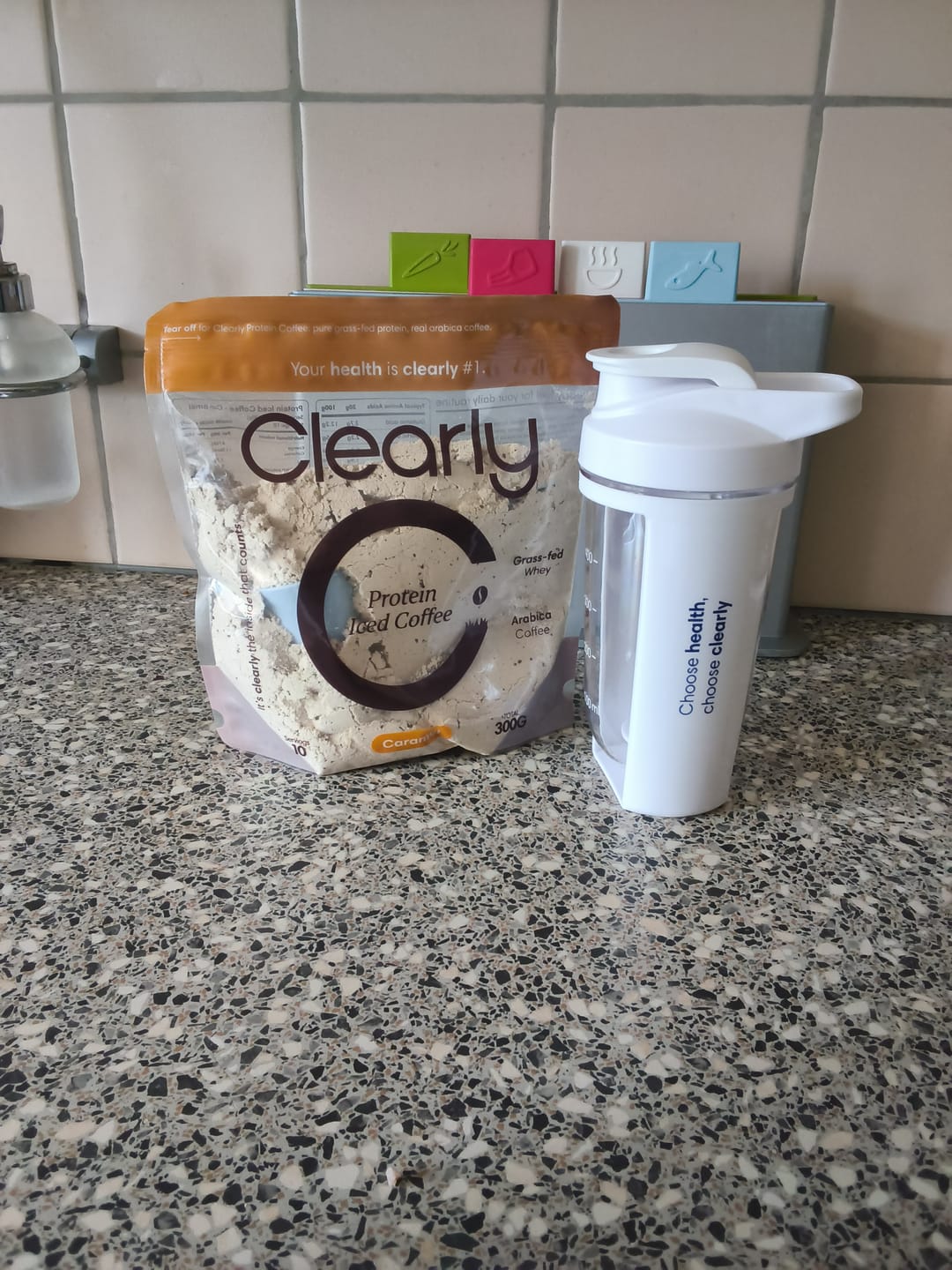 Customer photo review of Protein Iced Coffee